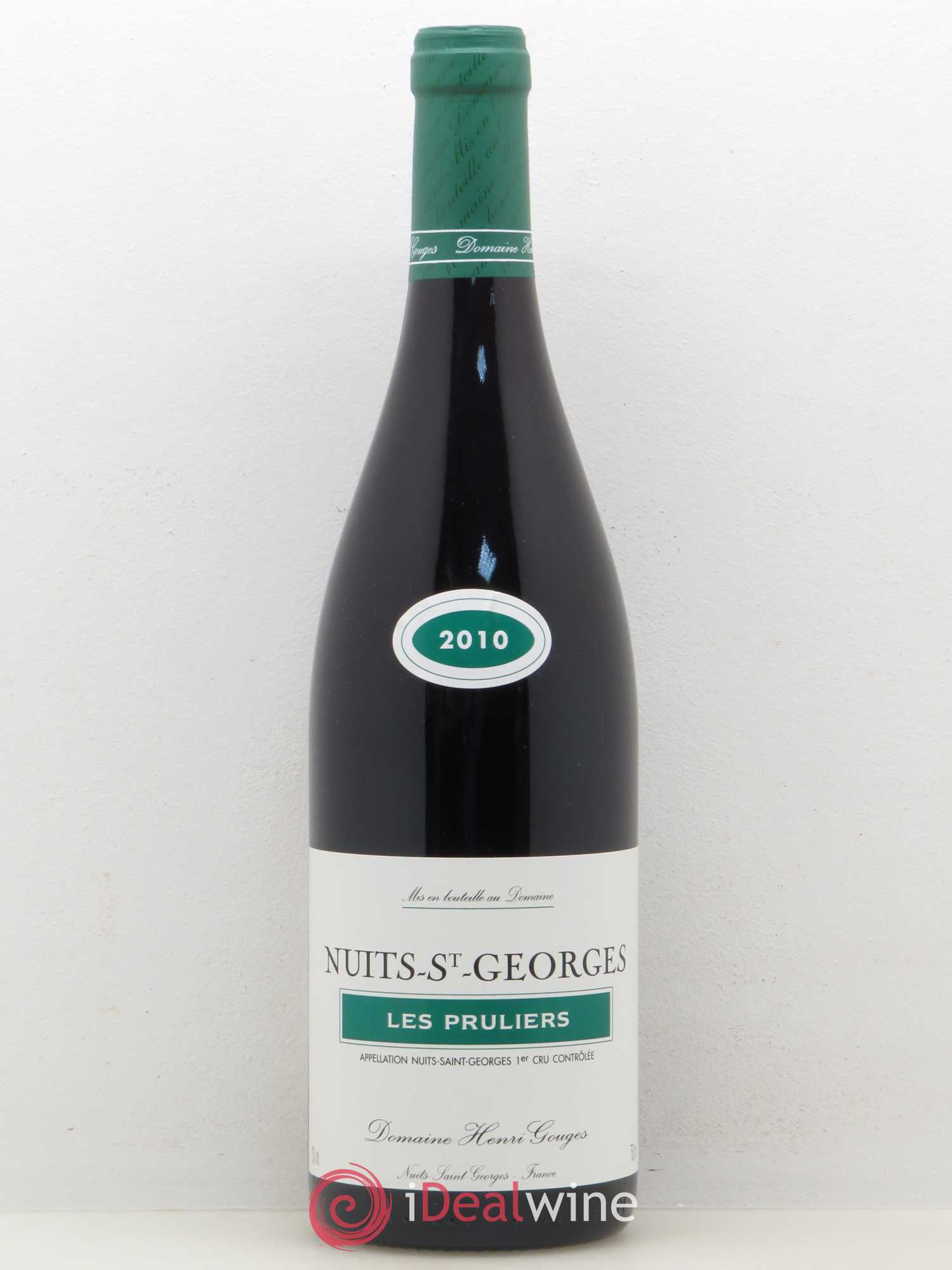 Nuits-Saint-Georges 1er Cru Les Pruliers Henri Gouges 2010 - Lot de 1 bouteille - 0