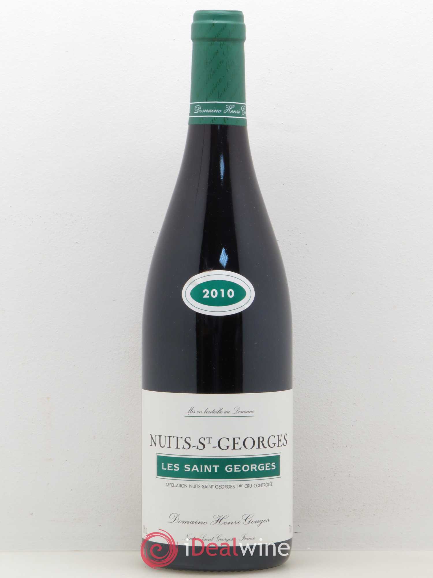 Nuits-Saint-Georges 1er Cru Les Saints Georges Henri Gouges 2010 - Lot de 1 bouteille - 0