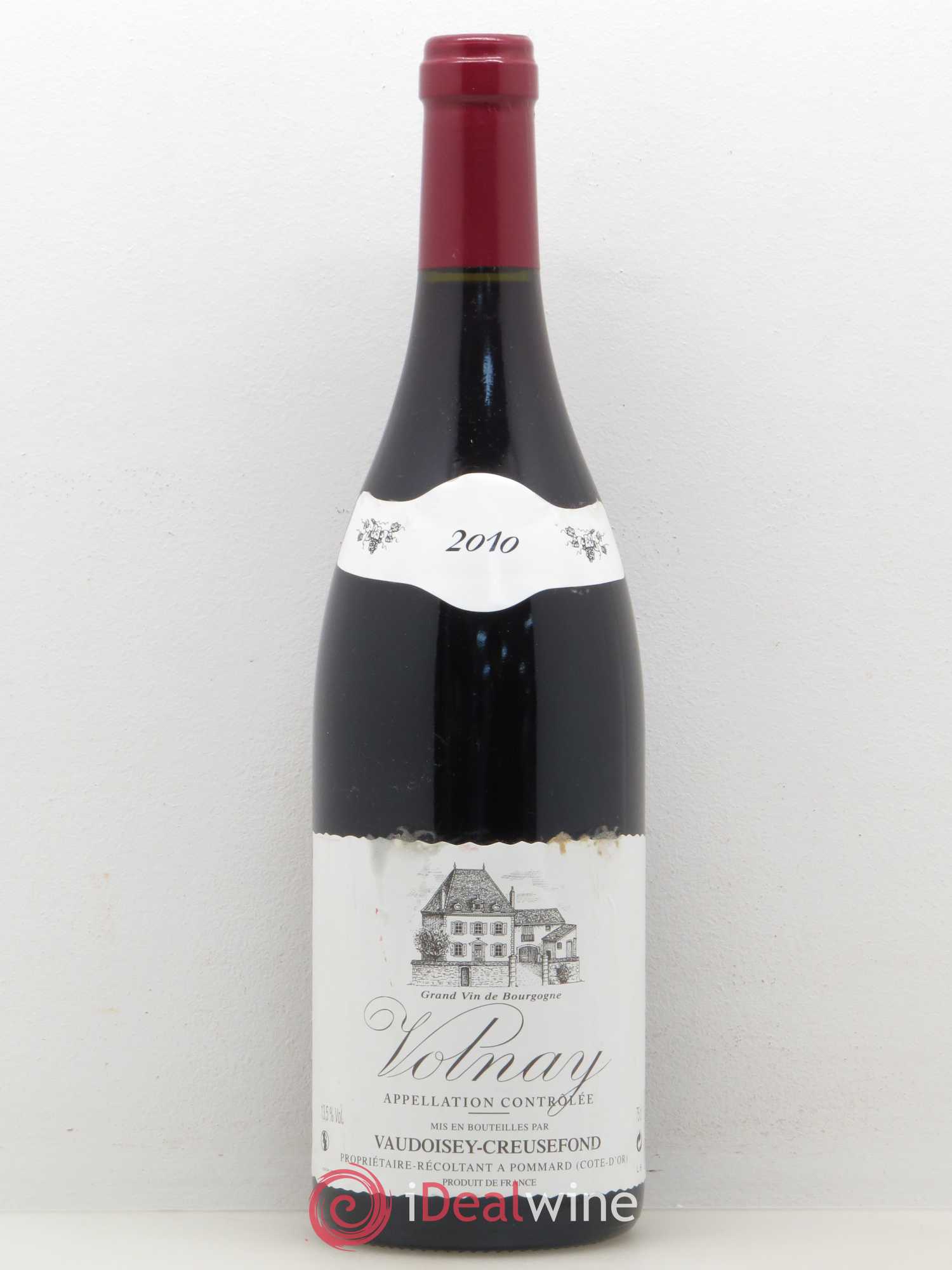 Volnay Domaine Vaudoisey-Creusefond 2010 - Lot de 1 bouteille - 0