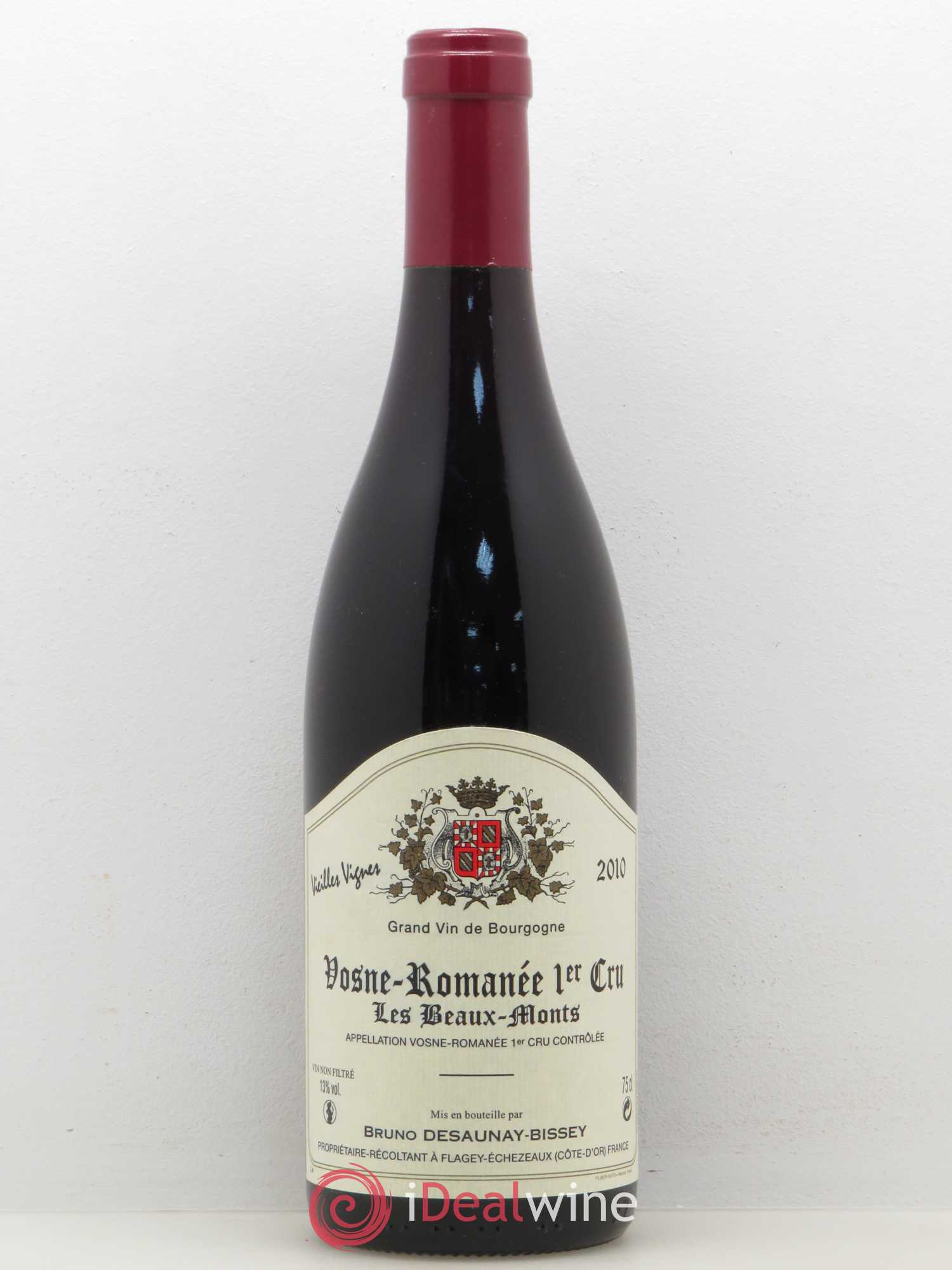 Vosne-Romanée 1er Cru Les Beaux Monts Vieilles Vignes Domaine Desaunay Bissey 2010 - Posten von 1 Flasche - 0