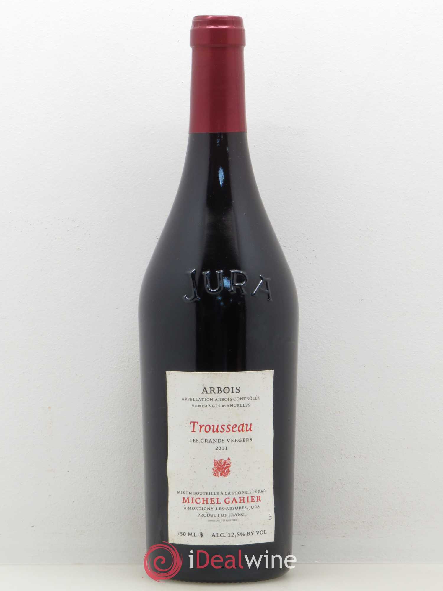 Arbois Les Grands Vergers Trousseau Domaine Michel Gahier 2011 - Posten von 1 Flasche - 0