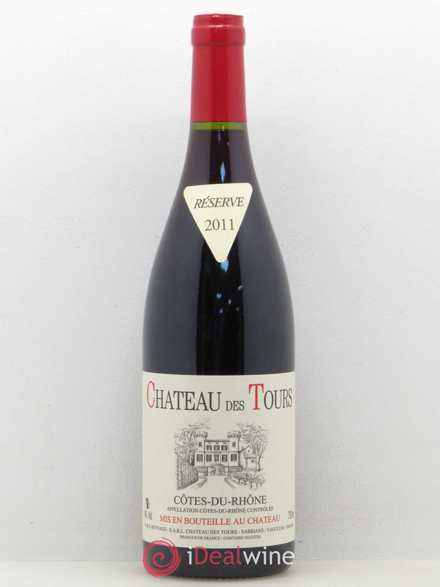 Côtes-du-Rhône Château des Tours Emmanuel Reynaud 2011 - Lot de 1 bouteille - 0