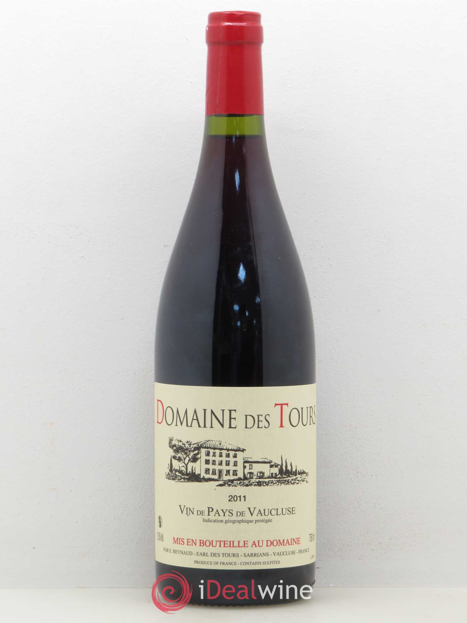 Vaucluse (Vin de Pays de Vaucluse) Domaine des Tours Emmanuel Reynaud 2011 - Lot de 1 bouteille - 0