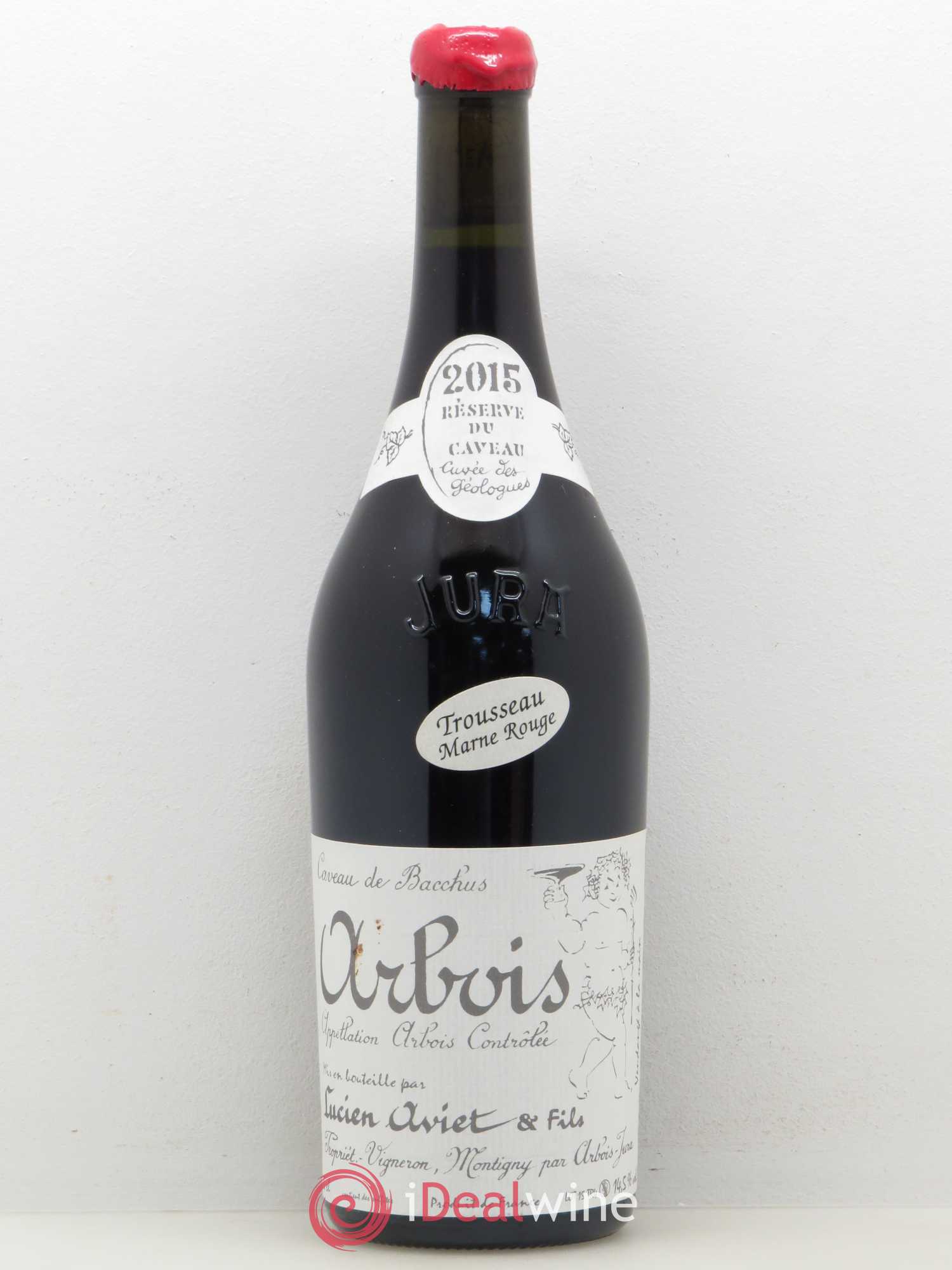 Arbois Cuvée des Geologues Trousseau Marnes Rouges Domaine Lucien Aviet 2015 - Lot of 1 bottle - 0