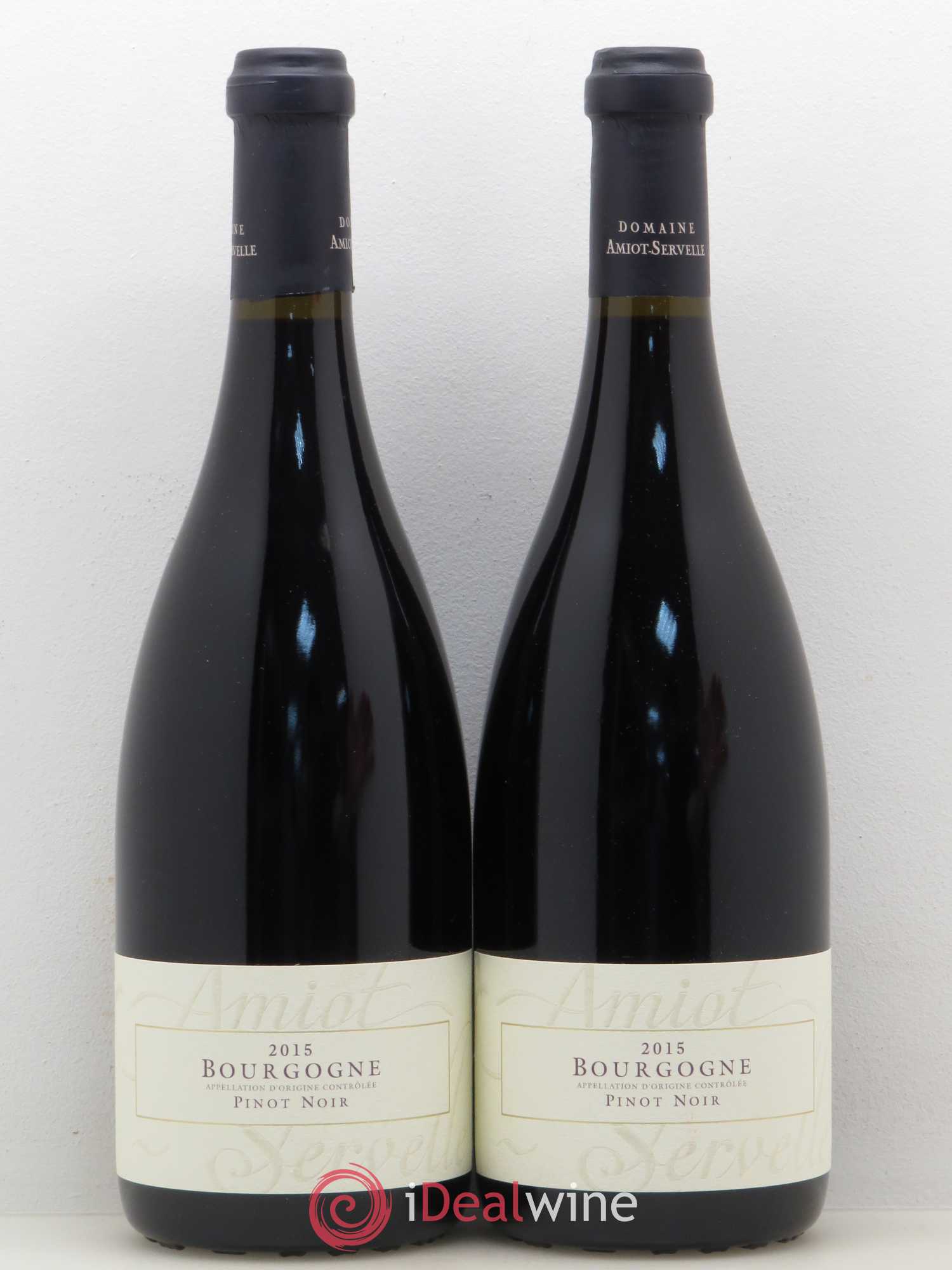 Bourgogne Pinot Noir Domaine Amiot Servelle 2015 - Posten von 2 Flaschen - 0