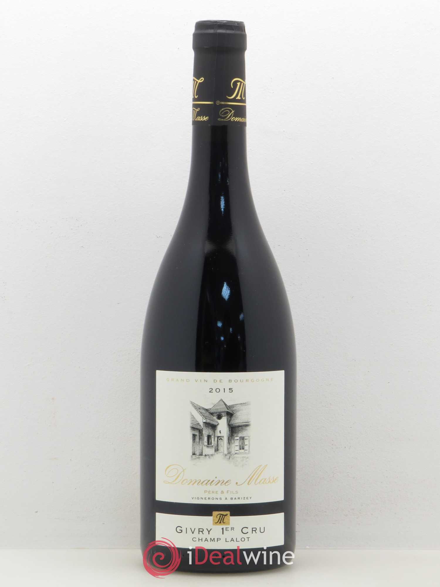 Givry 1er Cru Champ Lalot Domaine Masse Pere et Fils 2015 - Posten von 1 Flasche - 0
