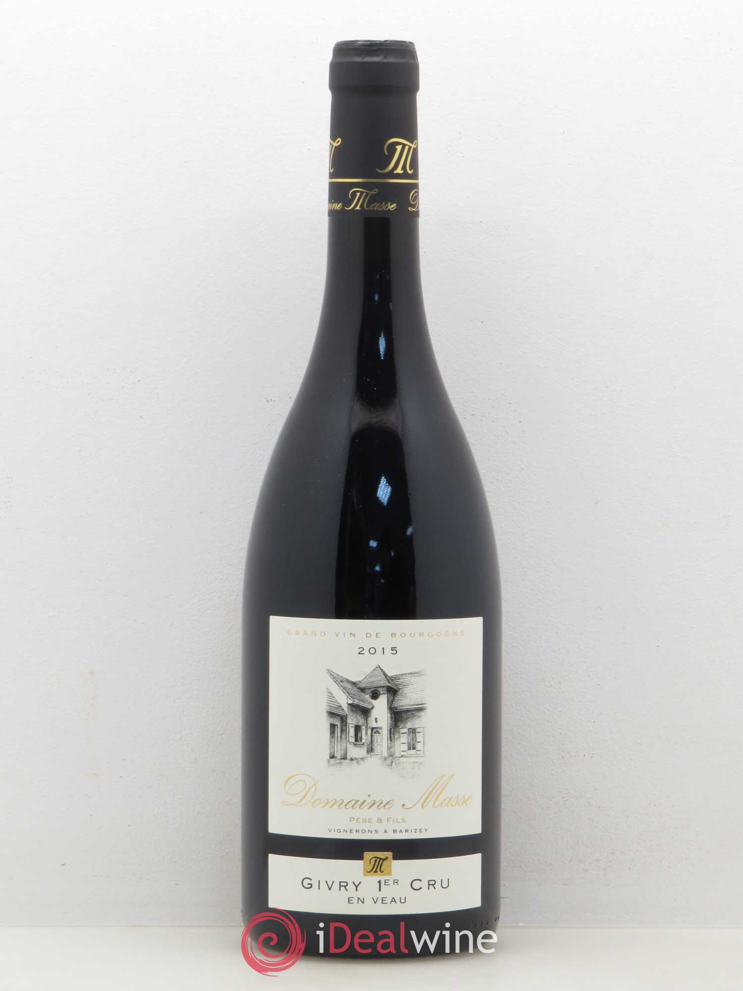 Givry 1er Cru En Veau Domaine Masse Pere et Fils 2015 - Posten von 1 Flasche - 0