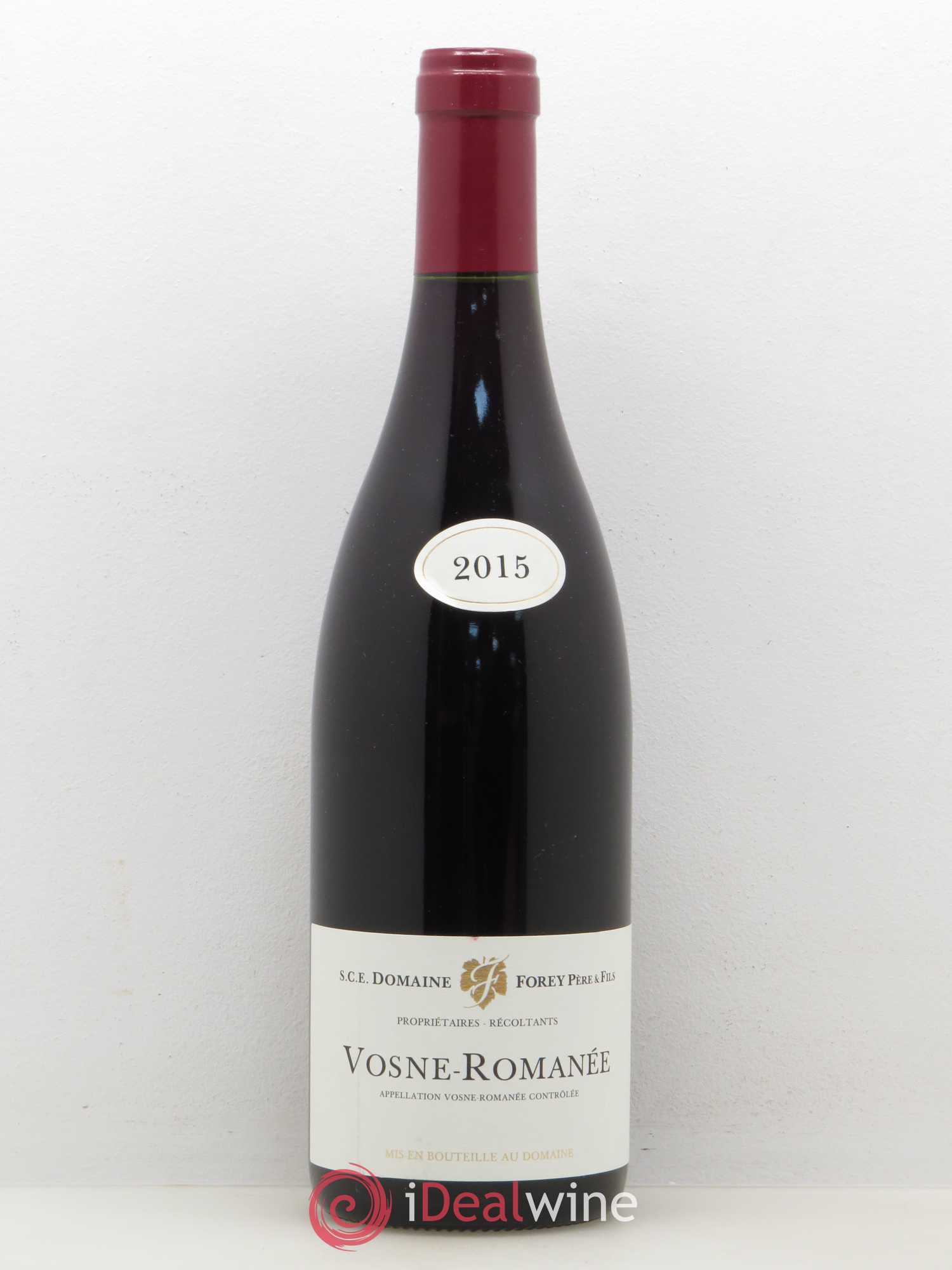 Vosne-Romanée Domaine Régis Forey 2015 - Posten von 1 Flasche - 0