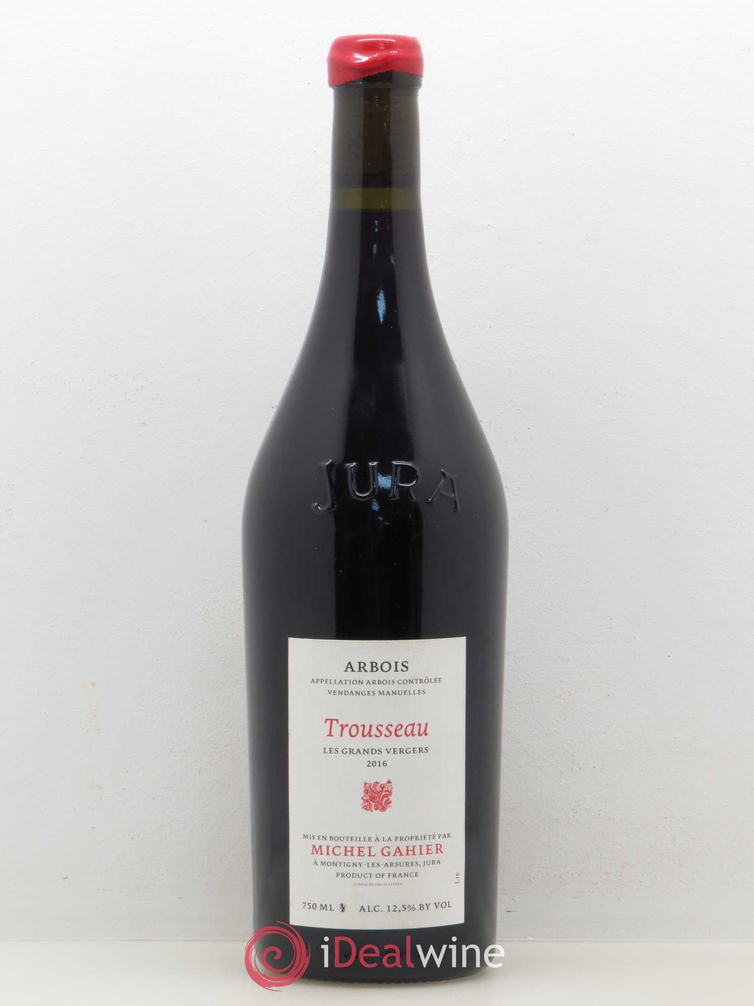 Arbois Les Grands Vergers Trousseau Domaine Michel Gahier 2016 - Posten von 1 Flasche - 0