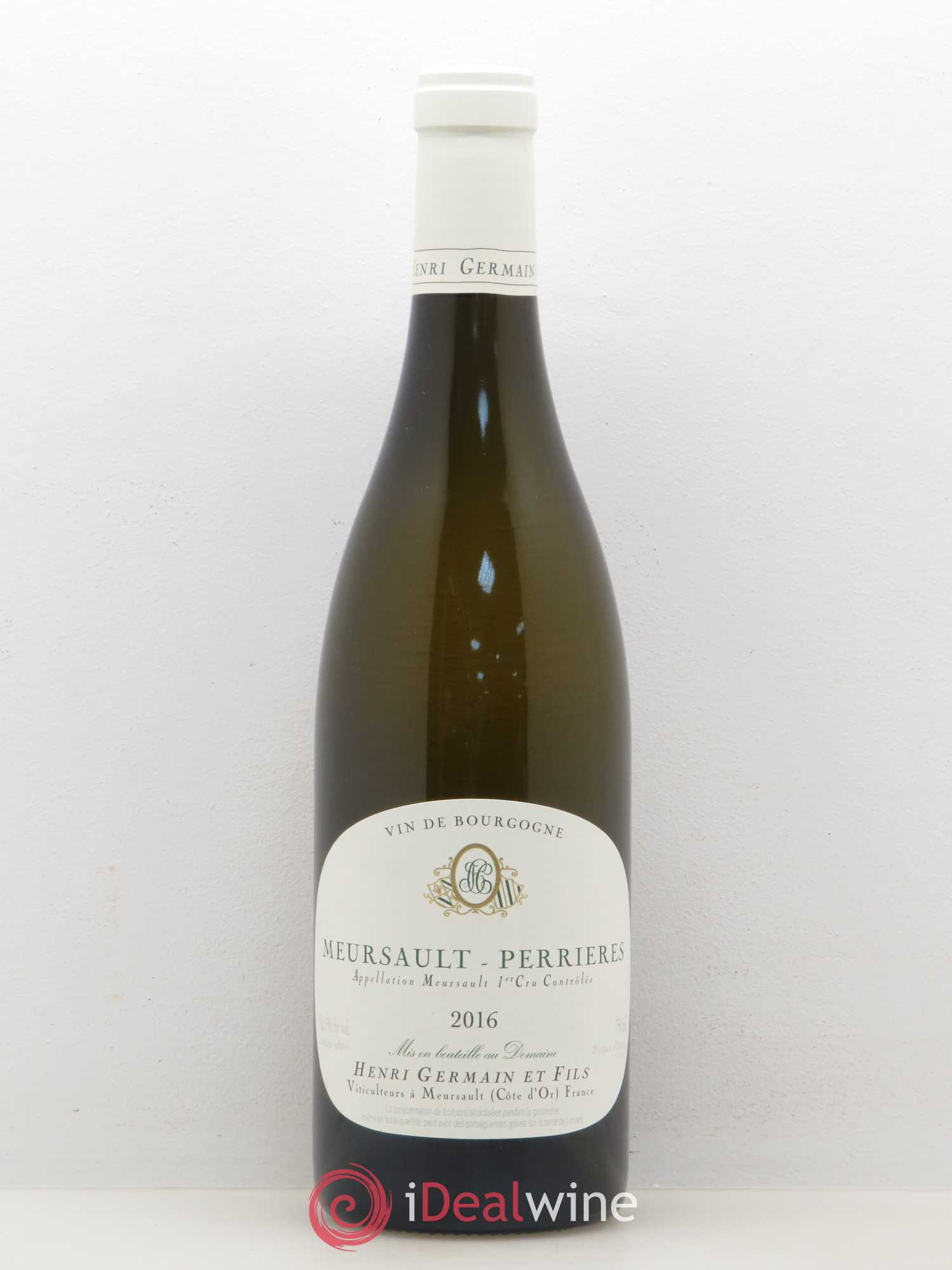 Meursault 1er Cru Perrieres Domaine Henri Germain et Fils 2016 - Posten von 1 Flasche - 0