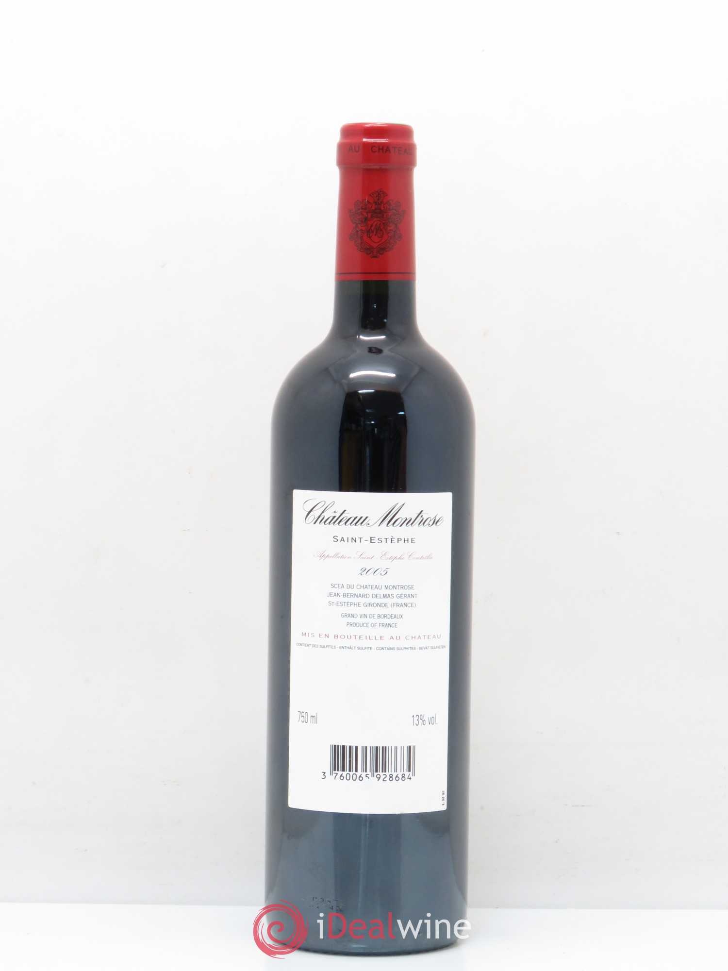 Château Montrose 2ème Grand Cru Classé 2005 - Lot de 1 bouteille - 1