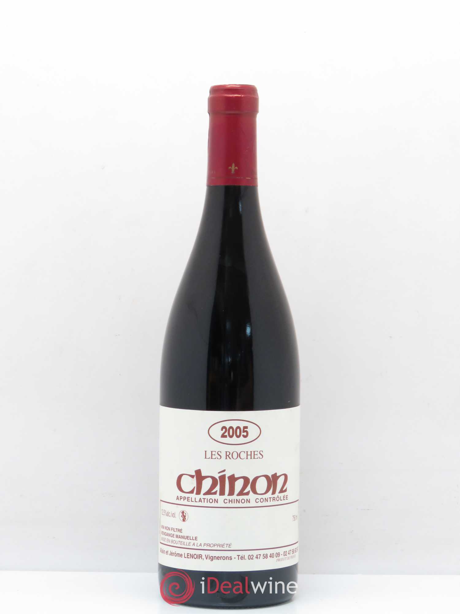 Chinon Les Roches Domaine Alain et Jerôme Lenoir 2005 - Posten von 1 Flasche - 0