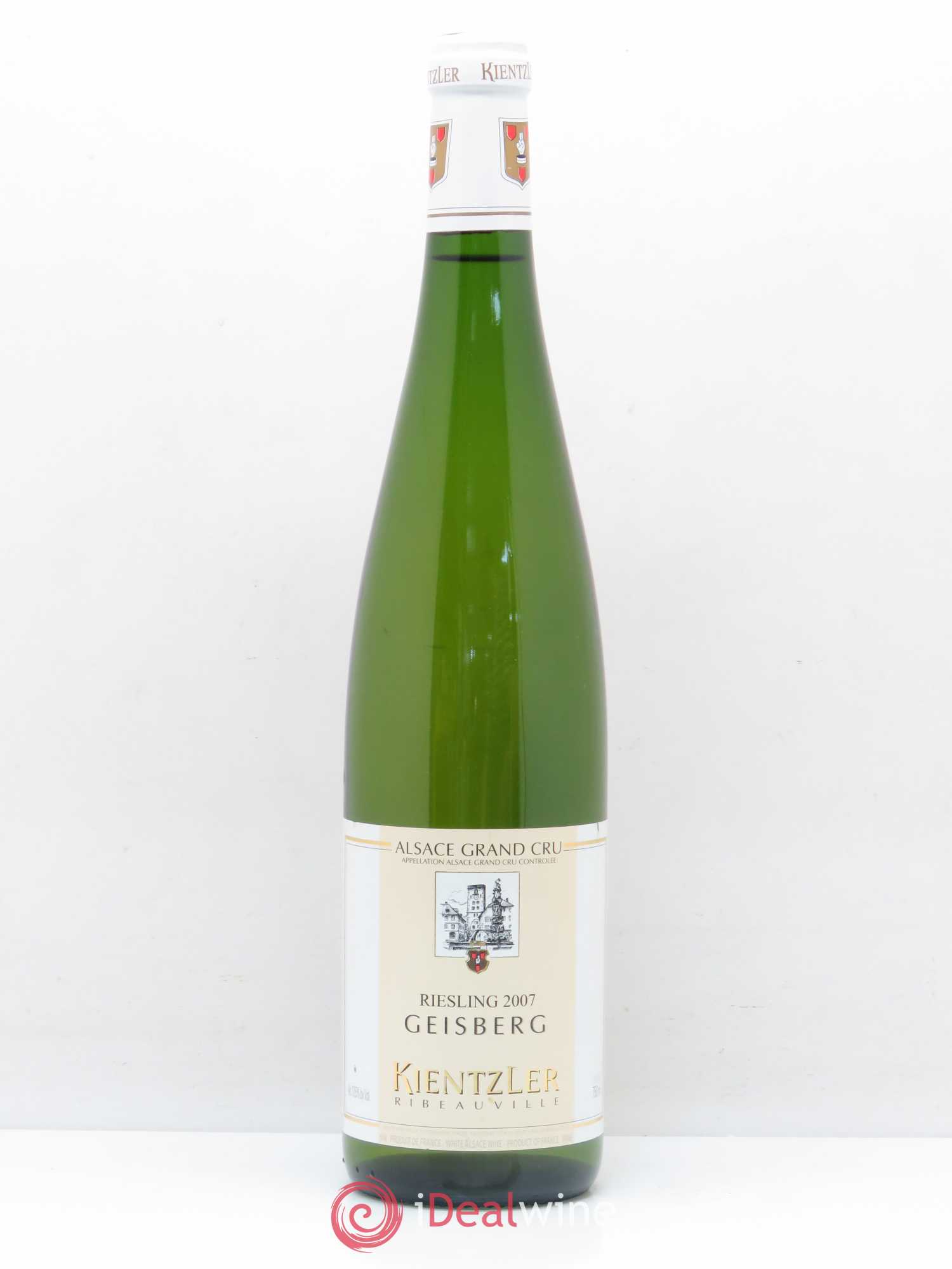 Alsace Riesling Grand Cru Geisberg Kientzler 2007 - Lot de 1 bouteille - 0