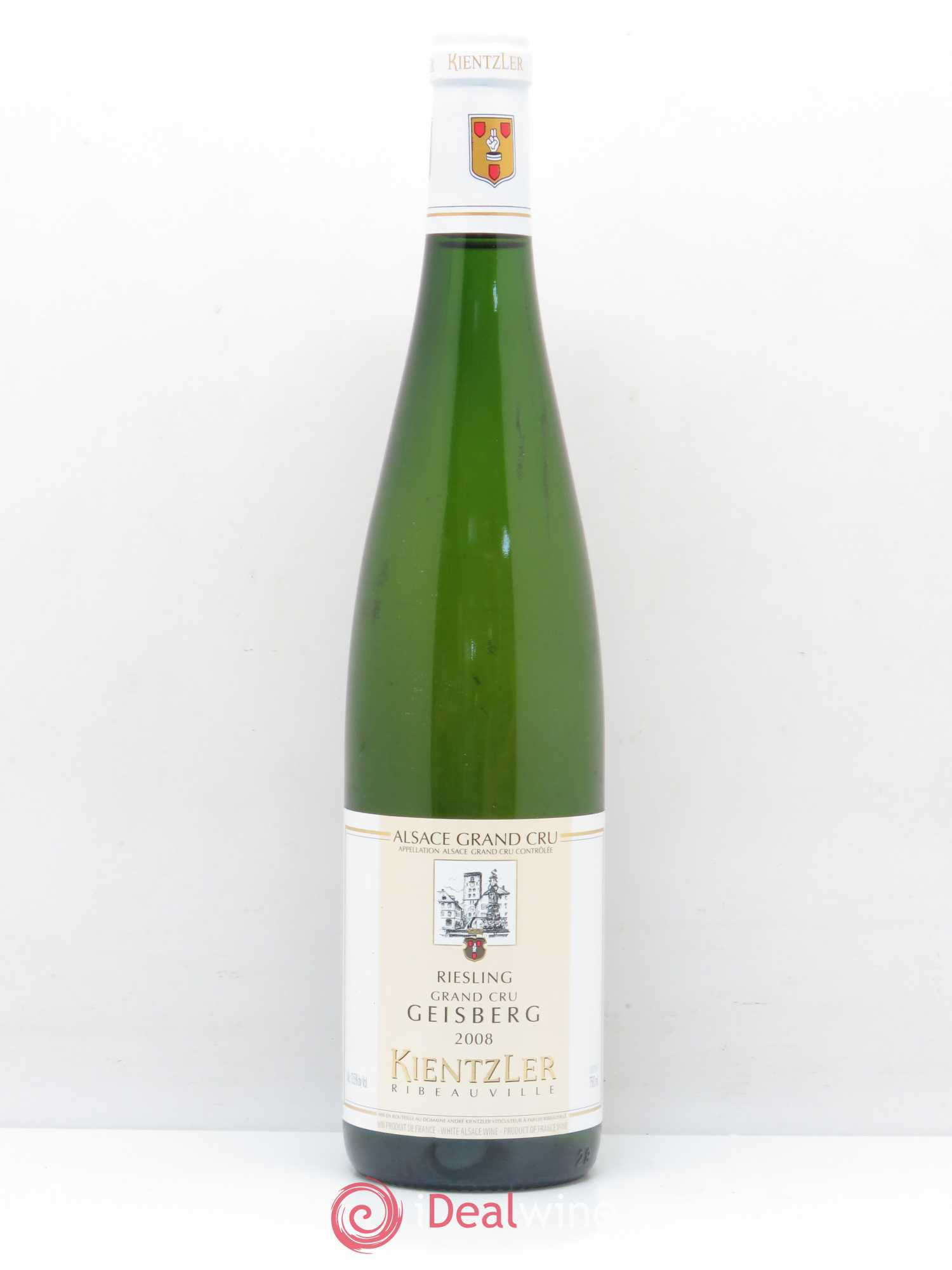 Alsace Riesling Grand Cru Geisberg Kientzler 2008 - Lot de 1 bouteille - 0