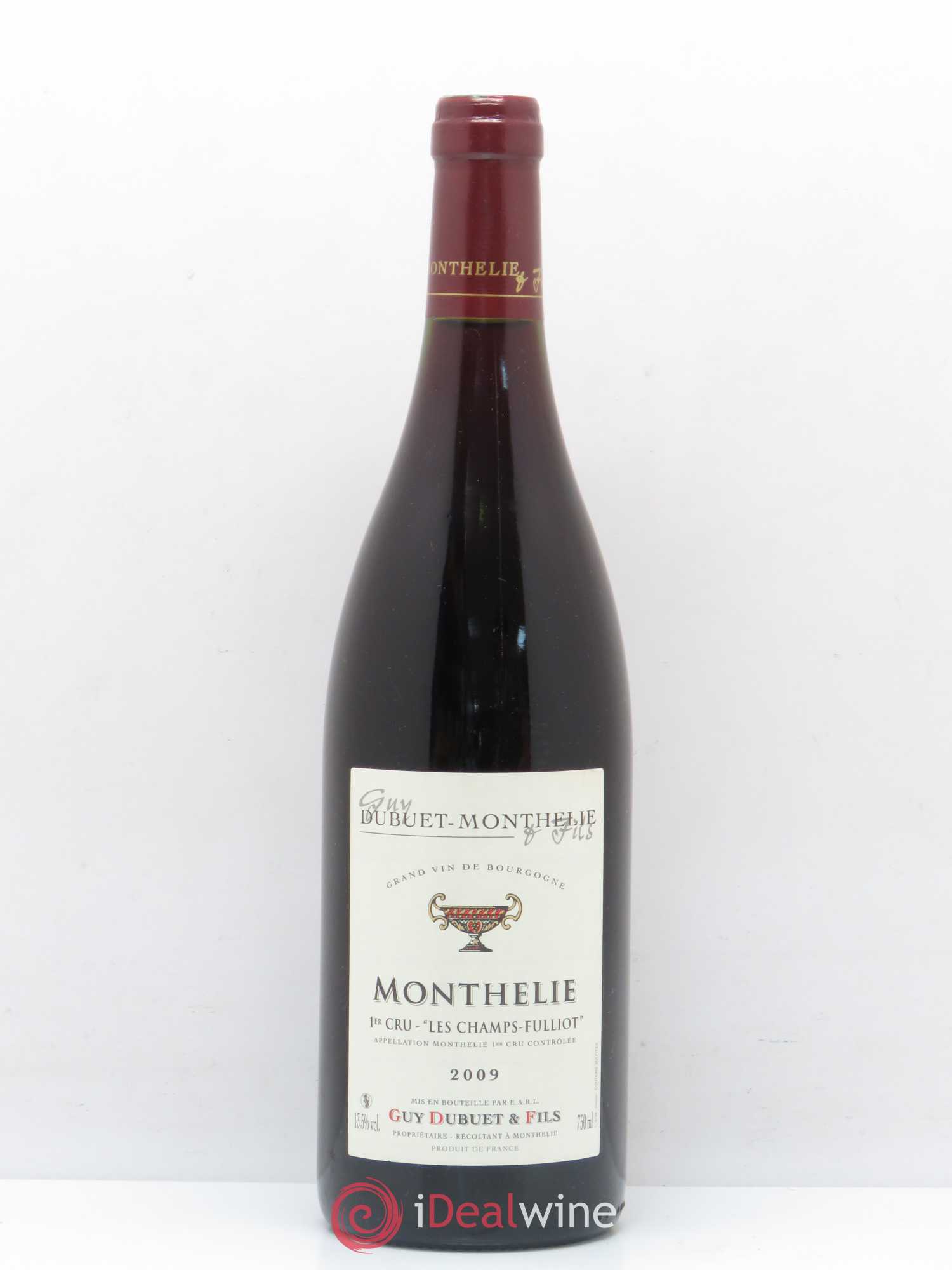 Monthélie 1er Cru Les Champs Fulliot Domaine Guy Dubuet et Fils 2009 - Posten von 1 Flasche - 0