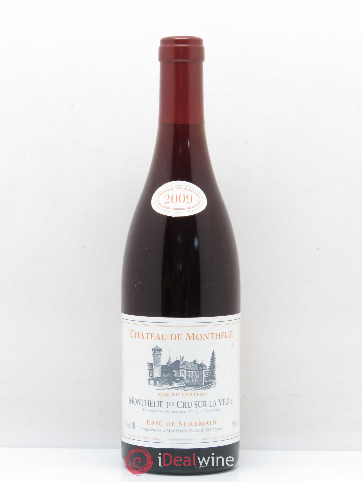 Monthélie 1er Cru Sur La Velle Château de Monthélie Eric de Suremain 2009 - Posten von 1 Flasche - 0