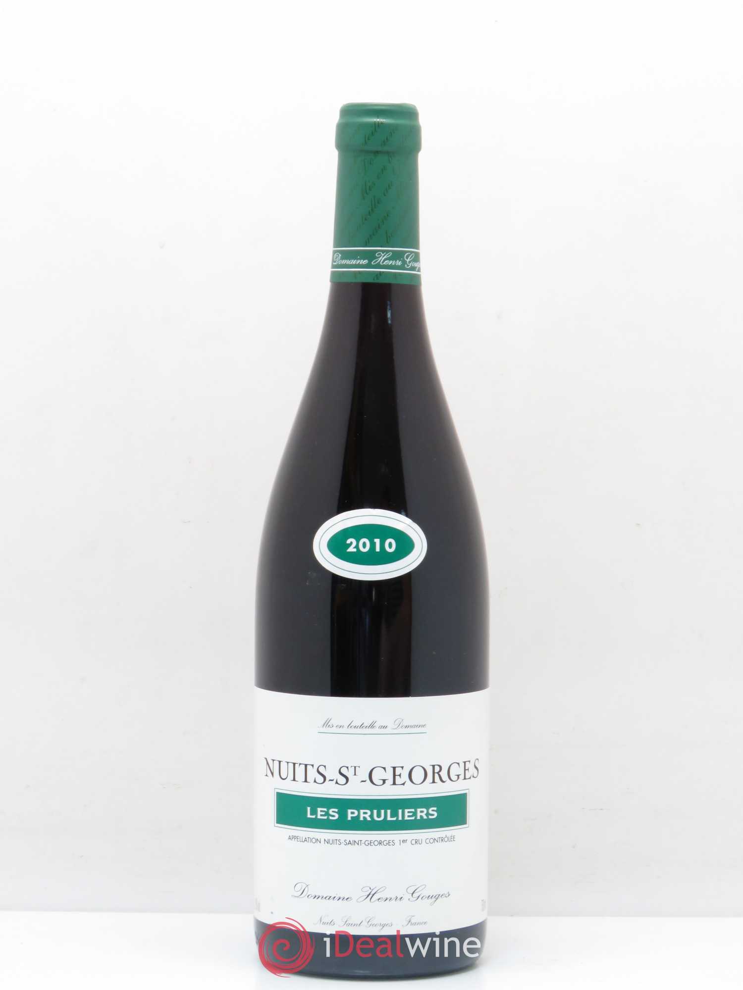 Nuits-Saint-Georges 1er Cru Les Pruliers Henri Gouges 2010 - Lot de 1 bouteille - 0