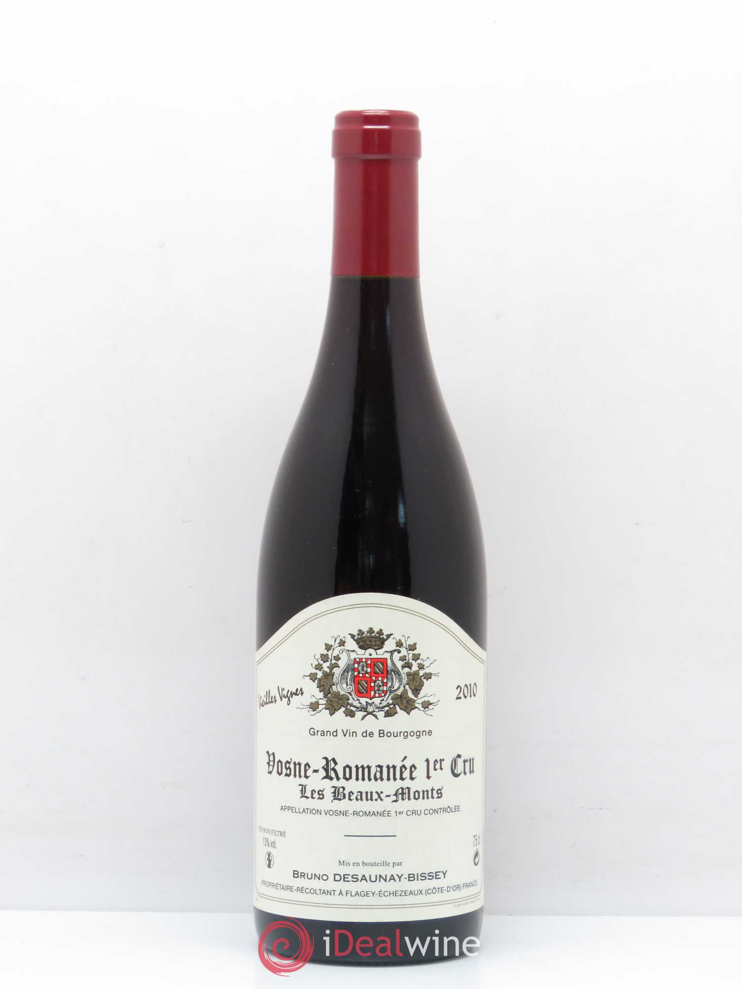 Vosne-Romanée 1er Cru Les Beaux Monts Domaine Desaunay Bissey Vieilles Vignes 2010 - Posten von 1 Flasche - 0