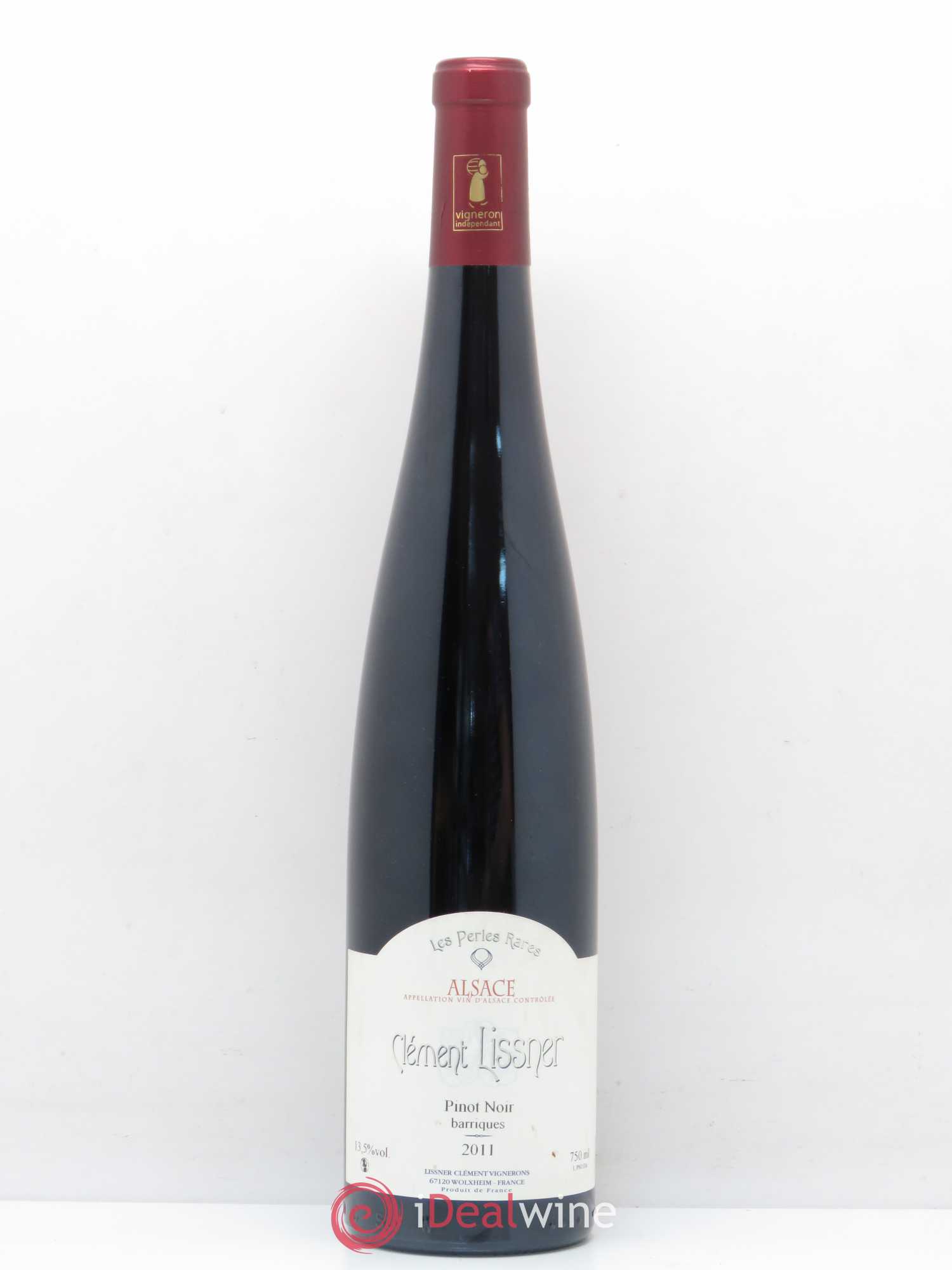 Pinot Noir Barriques Domaine Clement Lissner 2011 - Posten von 1 Flasche - 0