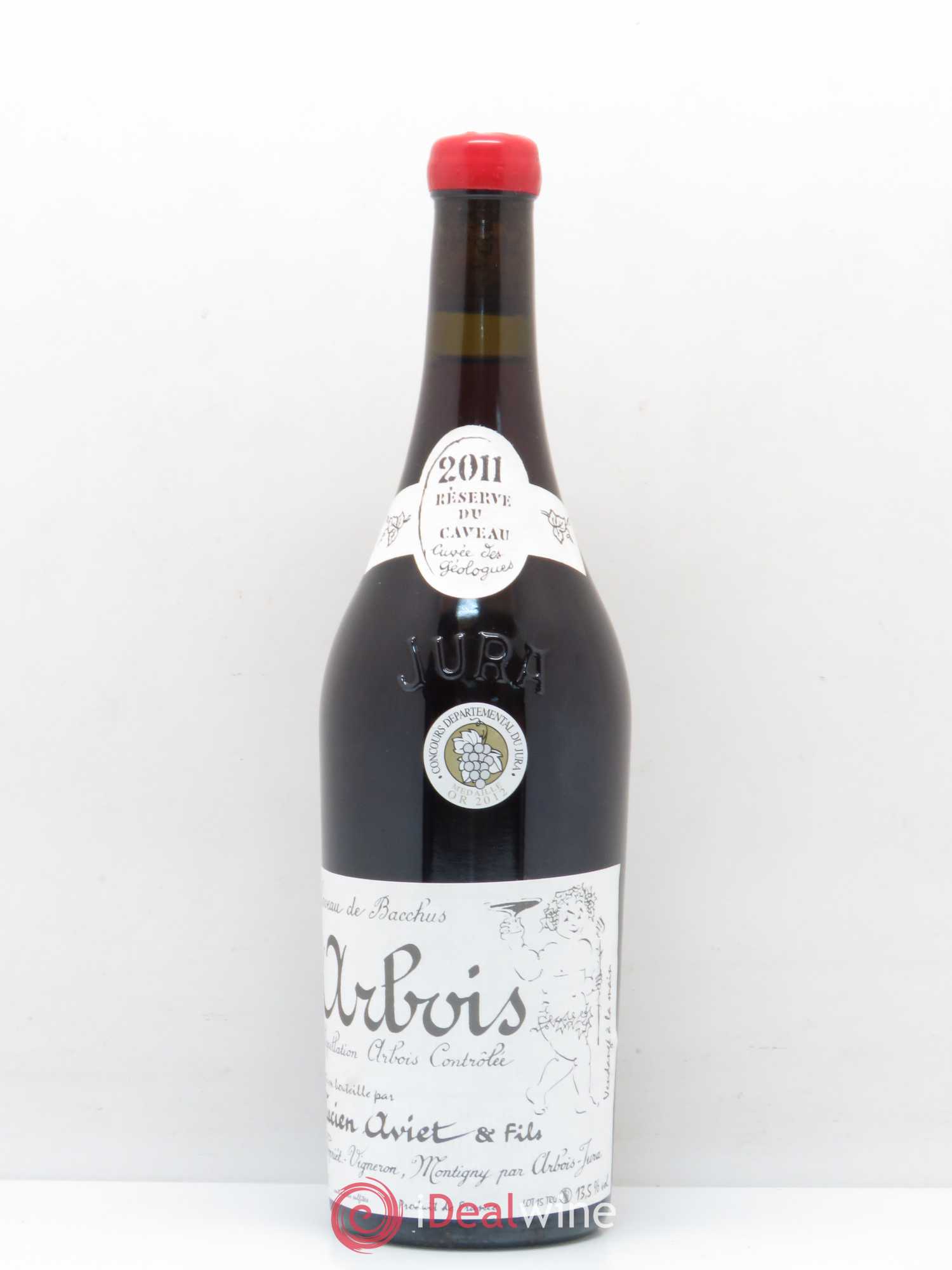 Arbois Cuvée des Geologues Trousseau Rosiere Domaine Lucien Aviet 2011 - Posten von 1 Flasche - 0