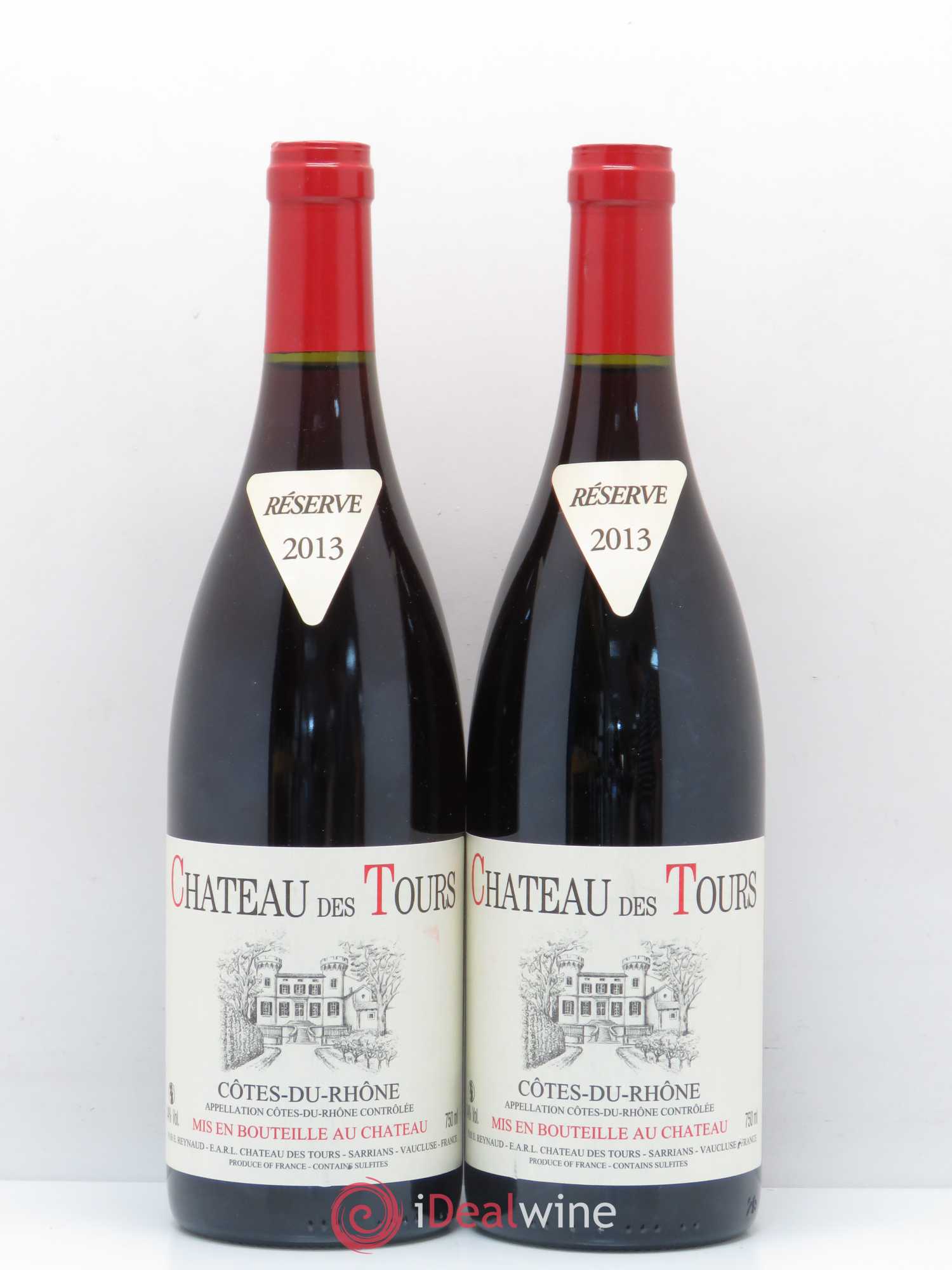 Côtes-du-Rhône Château des Tours Emmanuel Reynaud 2013 - Lot de 2 bouteilles - 0