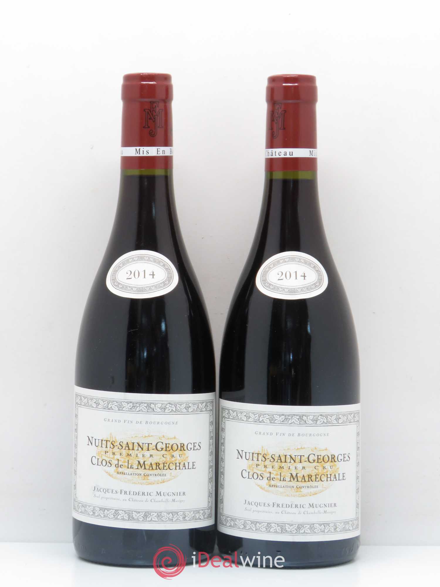 Nuits-Saint-Georges 1er Cru Clos de La Maréchale Jacques-Frédéric Mugnier 2014 - Lot de 2 bouteilles - 0