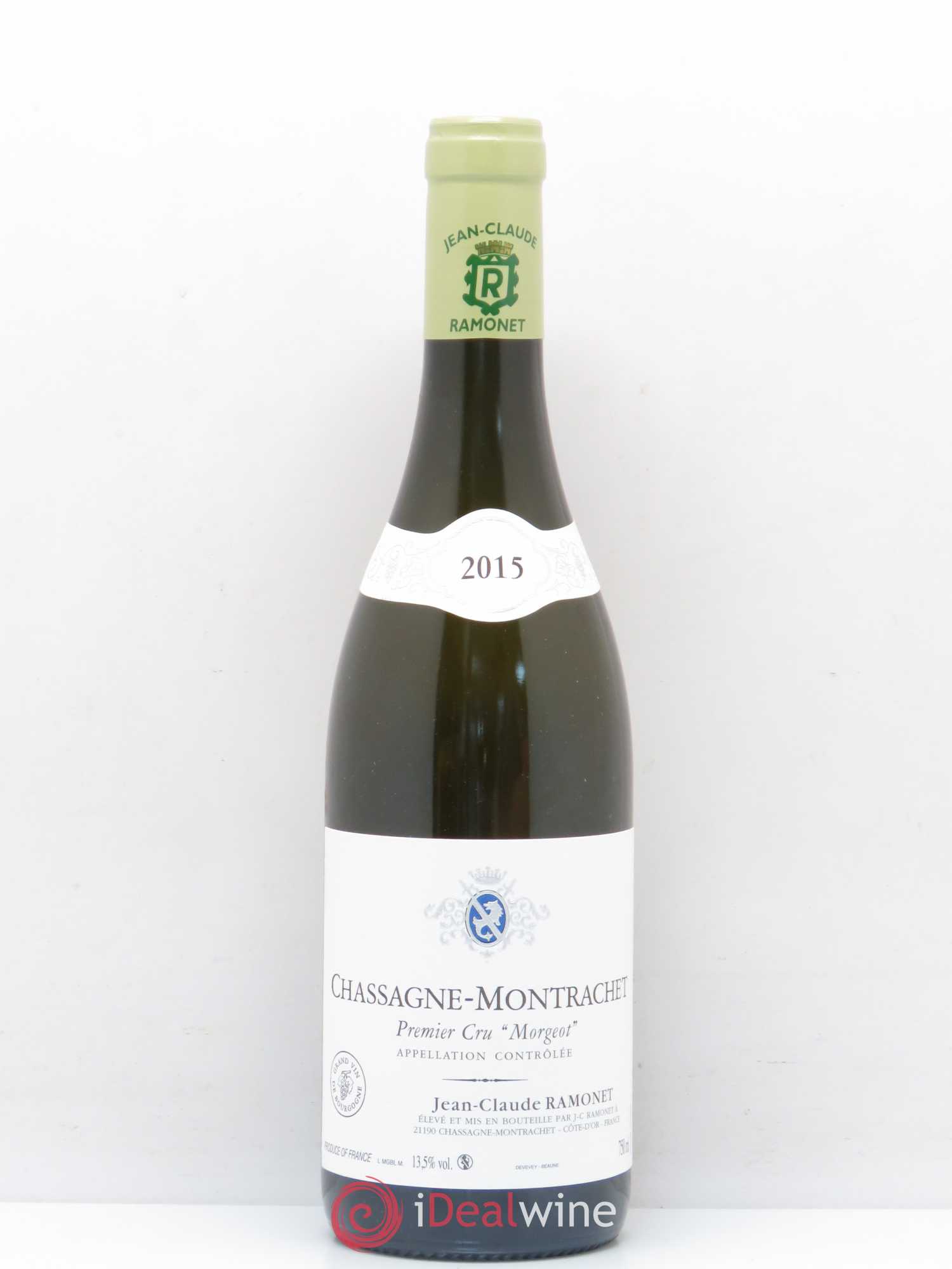 Chassagne-Montrachet 1er Cru Morgeot Ramonet (Domaine) 2015 - Lot de 1 bouteille - 0