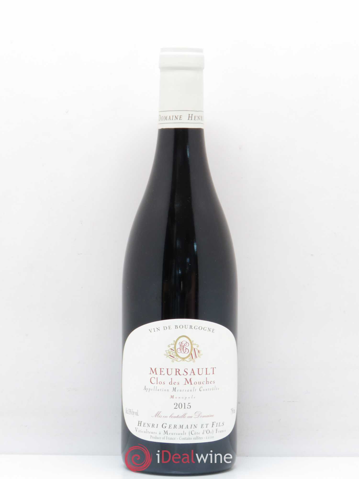 Meursault Clos des Mouches domaine Henri Germain et Fils 2015 - Posten von 1 Flasche - 0