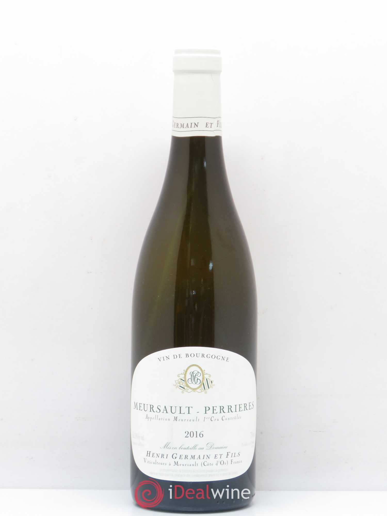 Meursault 1er Cru Perrieres Domaine Henri Germain et Fils 2016 - Posten von 1 Flasche - 0