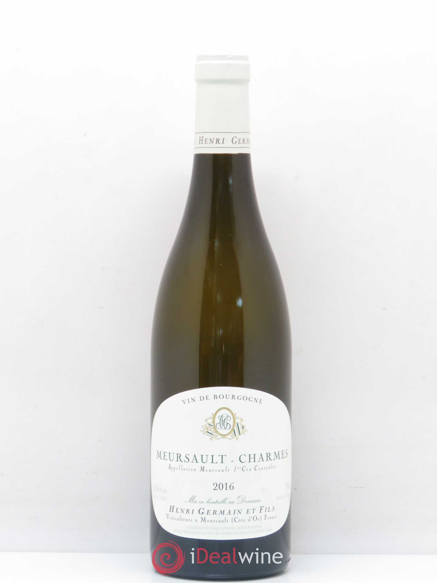 Meursault 1er Cru Charmes Domaine Henri Germain et Fils 2016 - Posten von 1 Flasche - 0