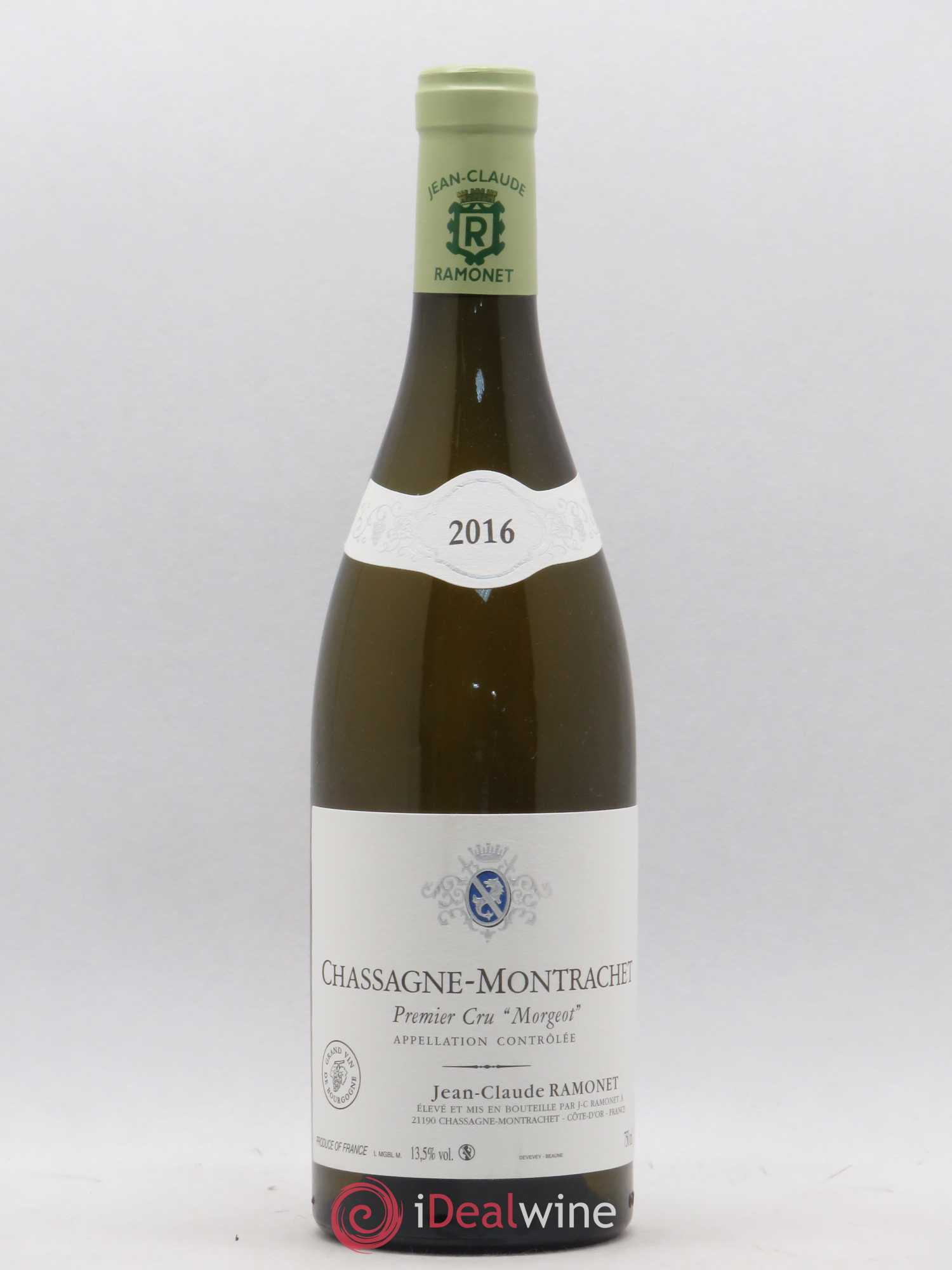 Chassagne-Montrachet 1er Cru Morgeot Ramonet (Domaine) 2016 - Lot de 1 bouteille - 0