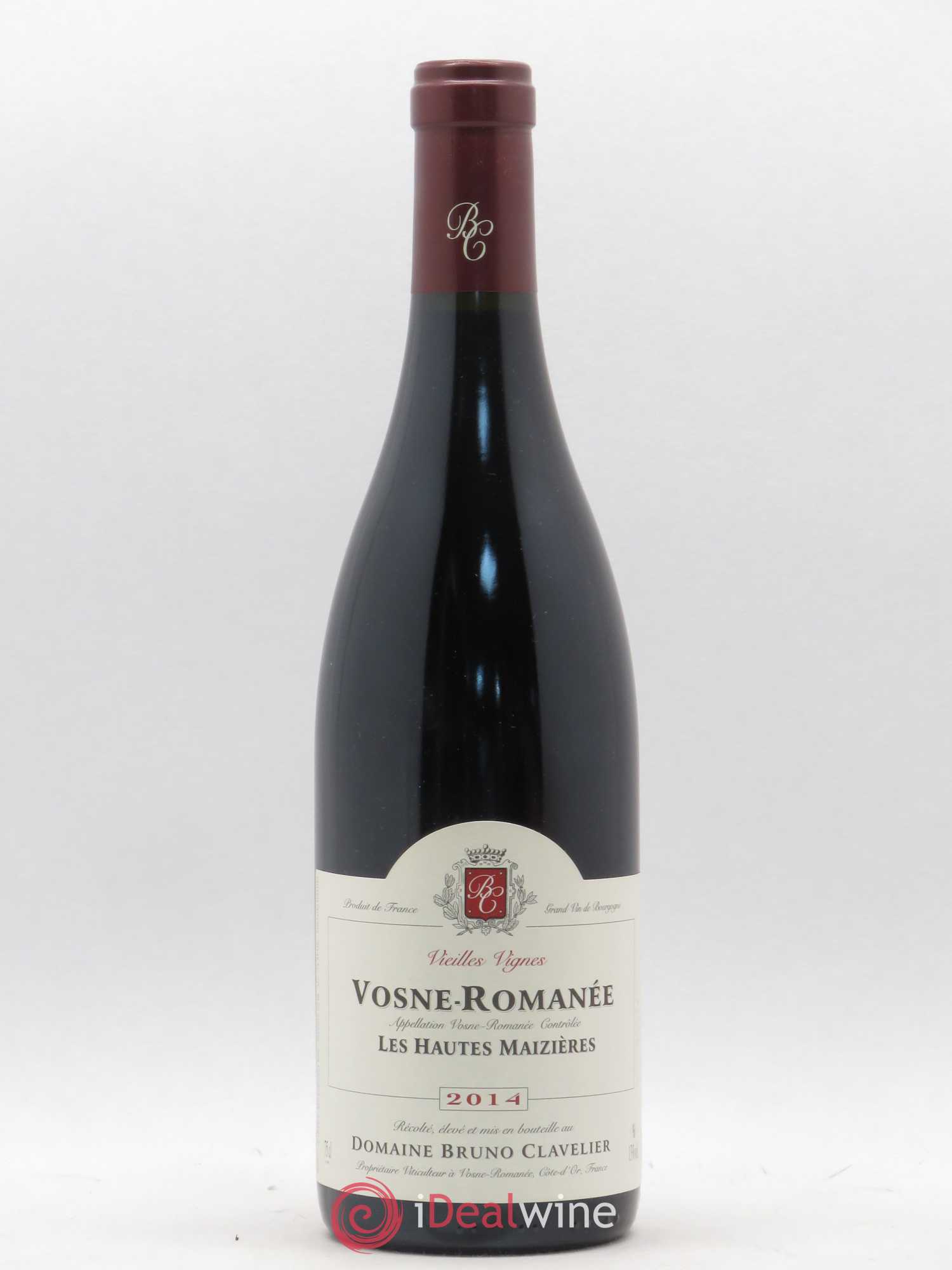 Vosne-Romanée Vieilles Vignes Les Hautes Maizières Bruno Clavelier 2014 - Lot de 1 bouteille - 0