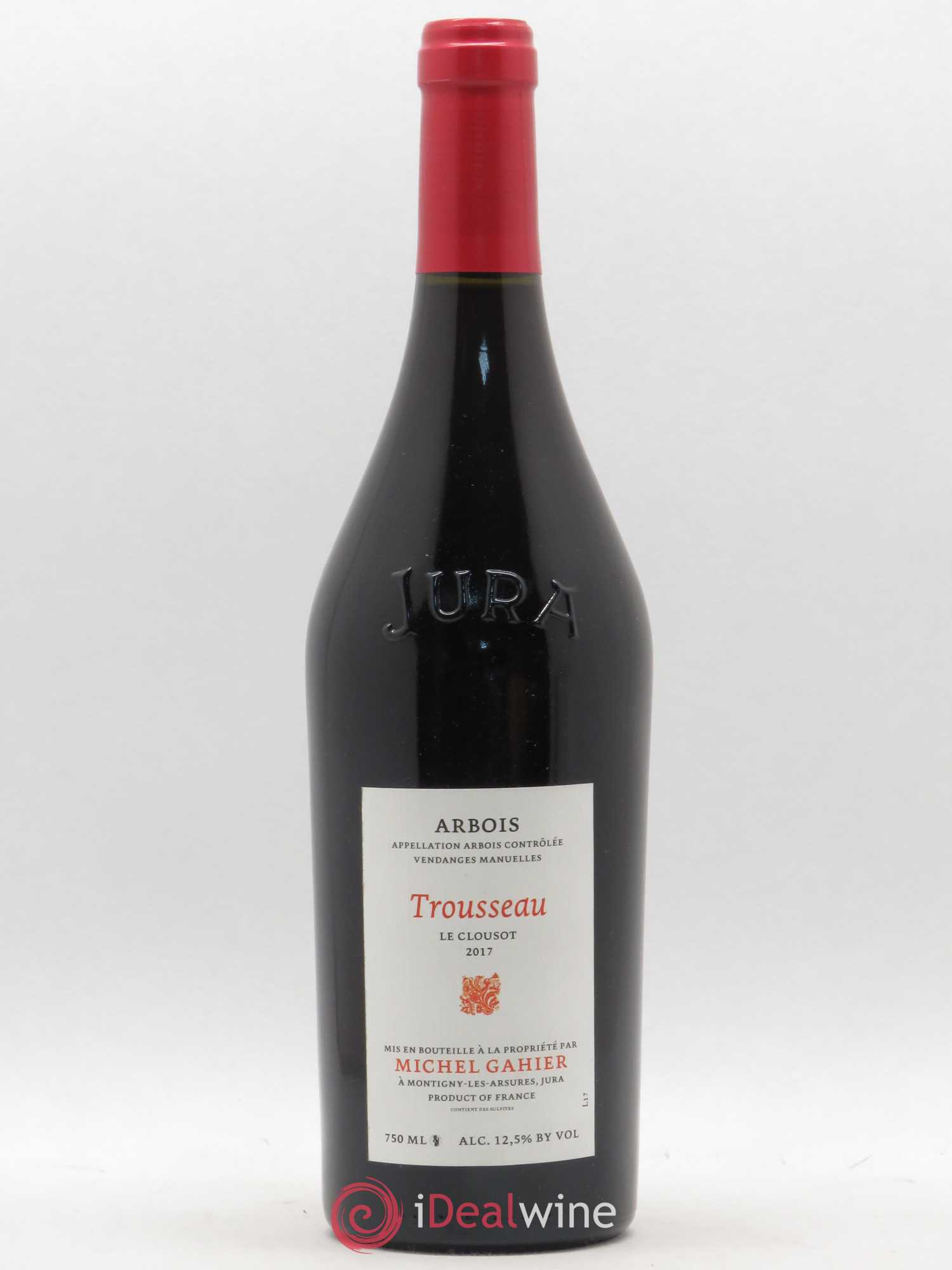 Arbois Le Clousot Trousseau Domaine Michel Gahier 2017 - Lot de 1 bouteille - 0