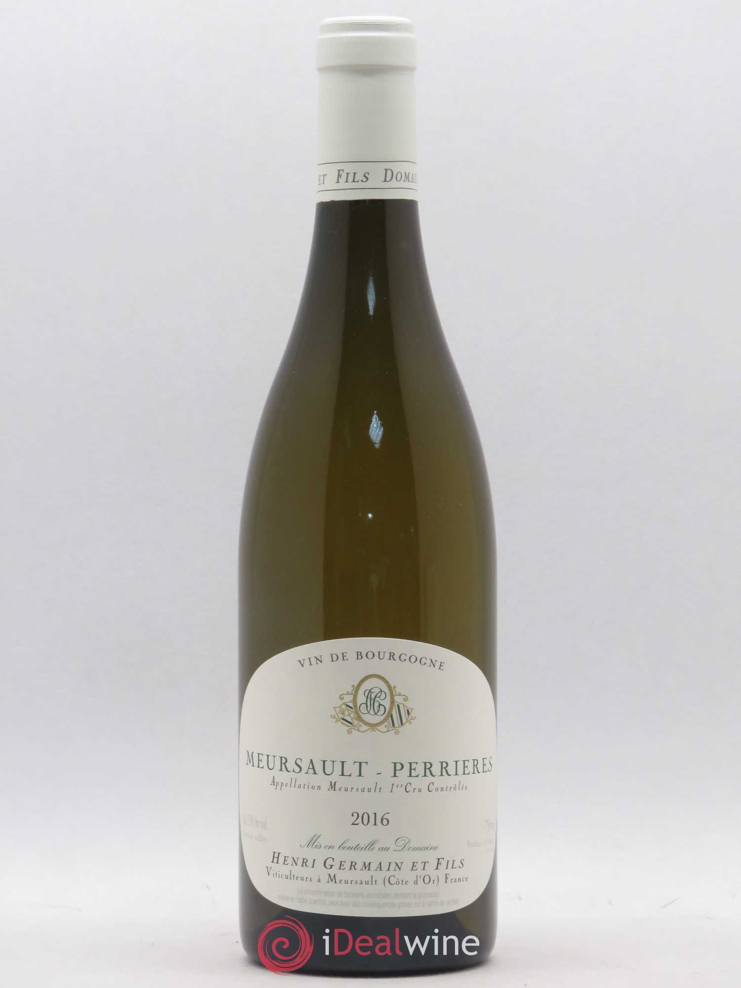 Meursault 1er Cru Perrières Henri Germain 2016 - Lot de 1 bouteille - 0