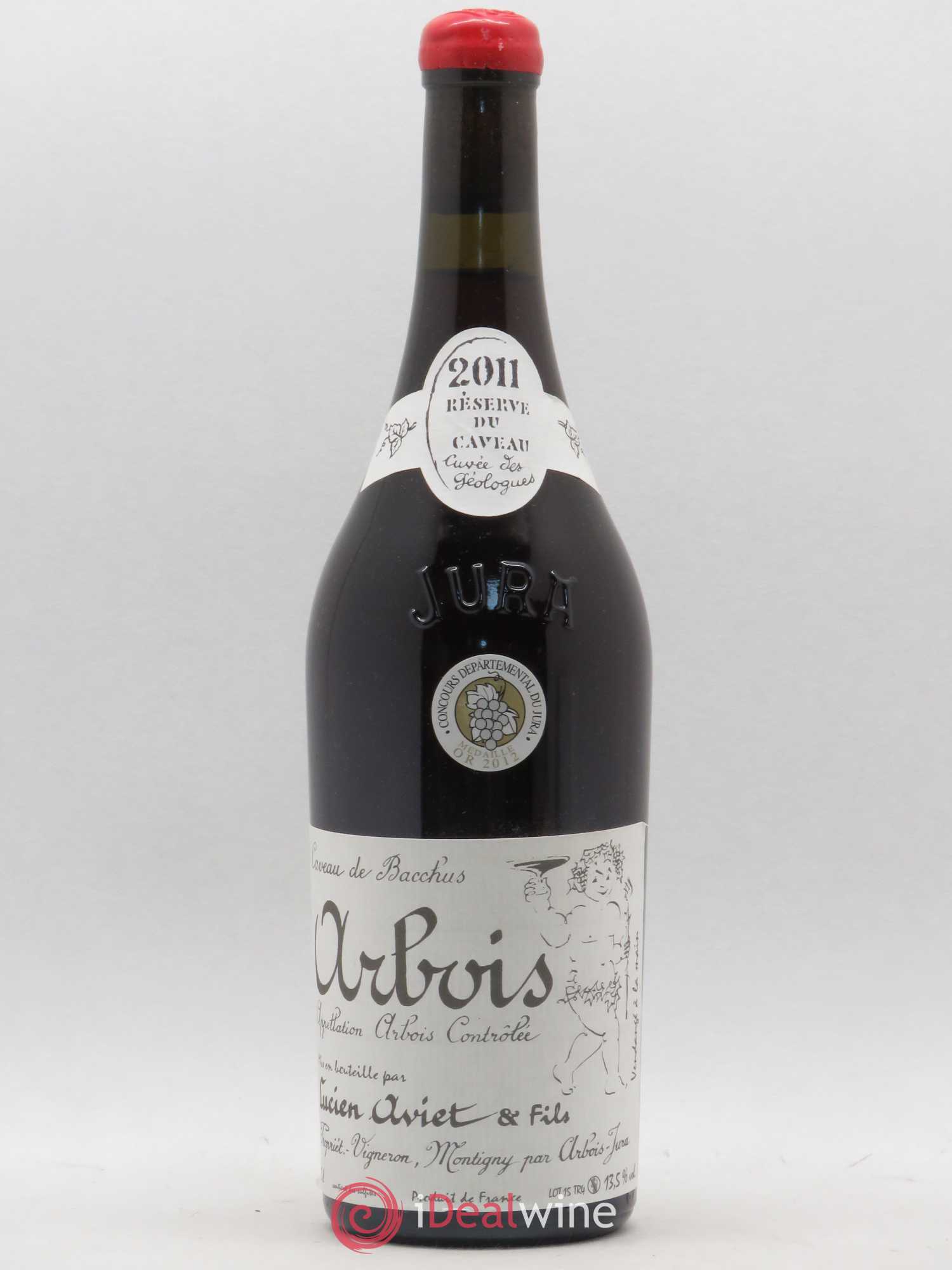 Arbois Cuvée des Geologues Trousseau Rosière Domaine Lucien Aviet et Fils 2011 - Posten von 1 Flasche - 0