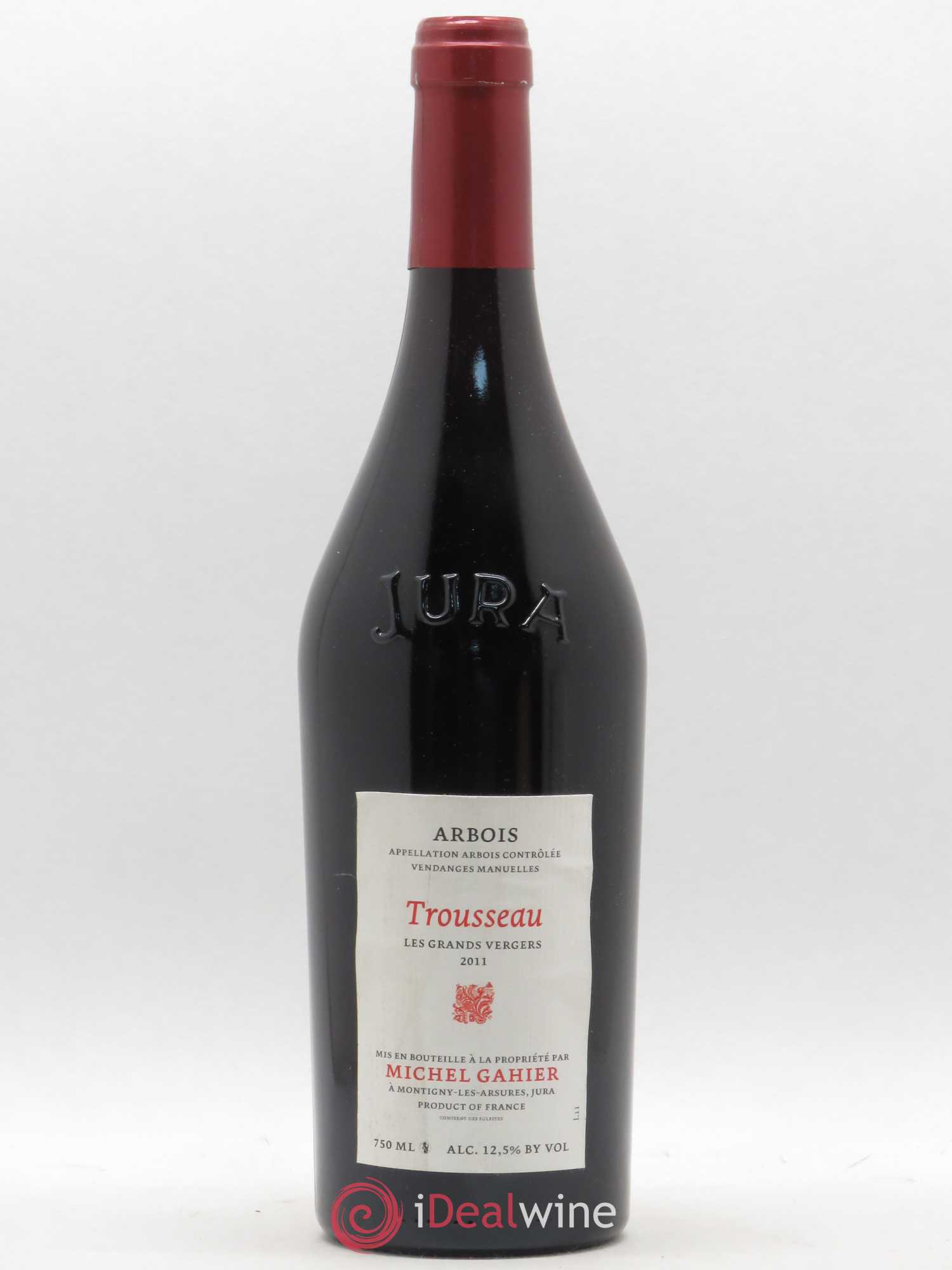 Arbois Les Grands Vergers Trousseau Domaine Michel Gahier 2011 - Posten von 1 Flasche - 0