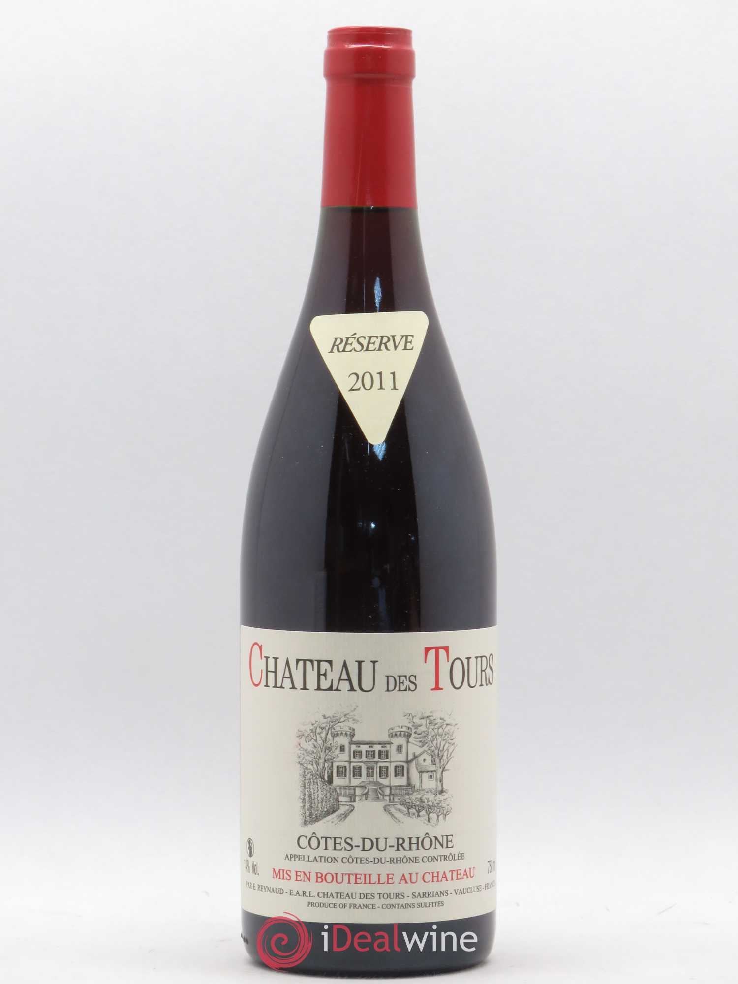 Côtes-du-Rhône Château des Tours Emmanuel Reynaud 2011 - Lot de 1 bouteille - 0