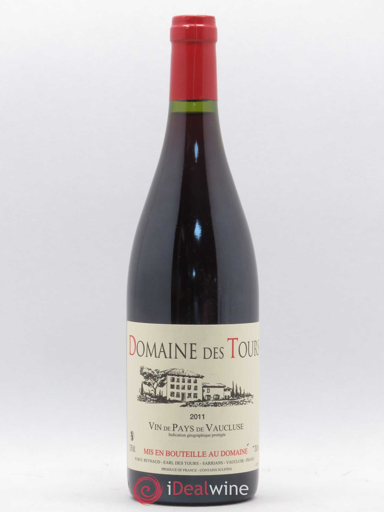 Vaucluse (Vin de Pays de Vaucluse) Domaine des Tours Emmanuel Reynaud 2011 - Lot de 1 bouteille - 0