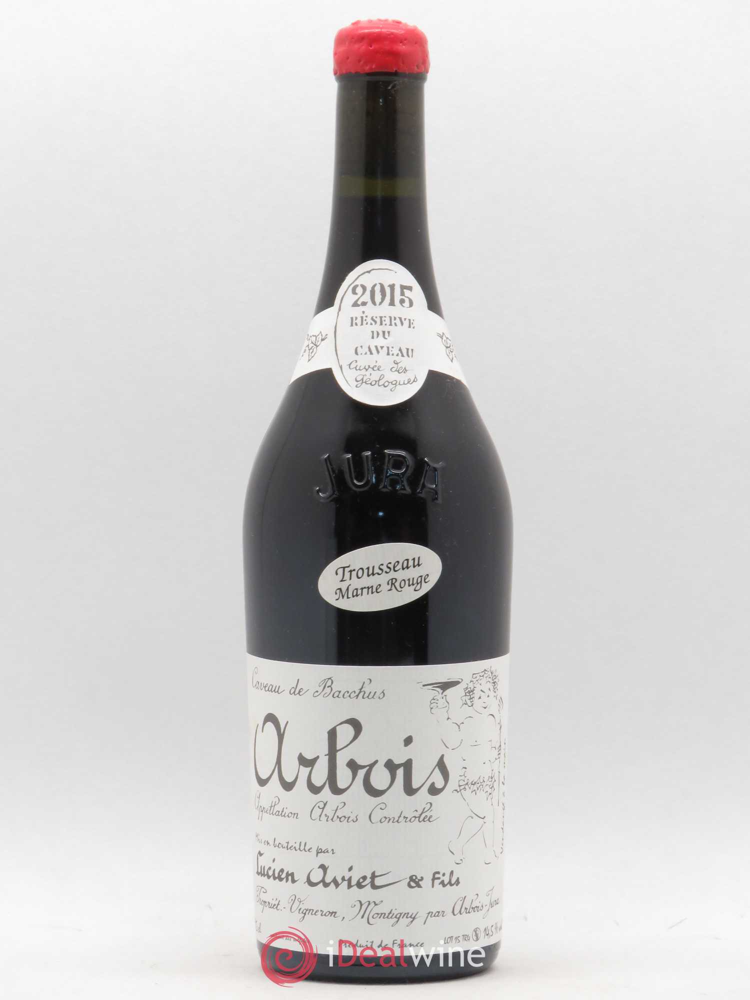 Arbois Cuvée des Geologues Trousseau Marnes rouges Domaine Lucien Aviet et Fils 2015 - Posten von 1 Flasche - 0