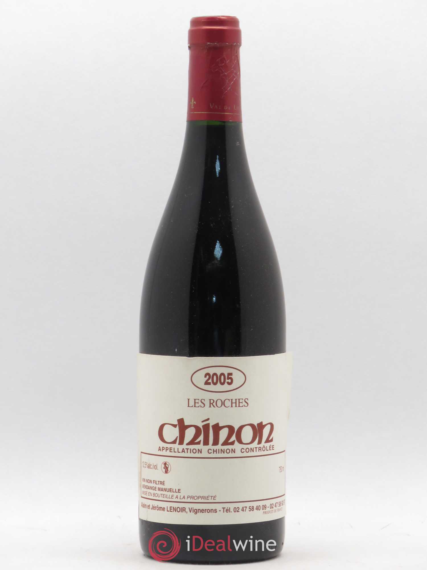 Chinon Les Roches Domaine Alain et Jerôme Lenoir 2005 - Posten von 1 Flasche - 0