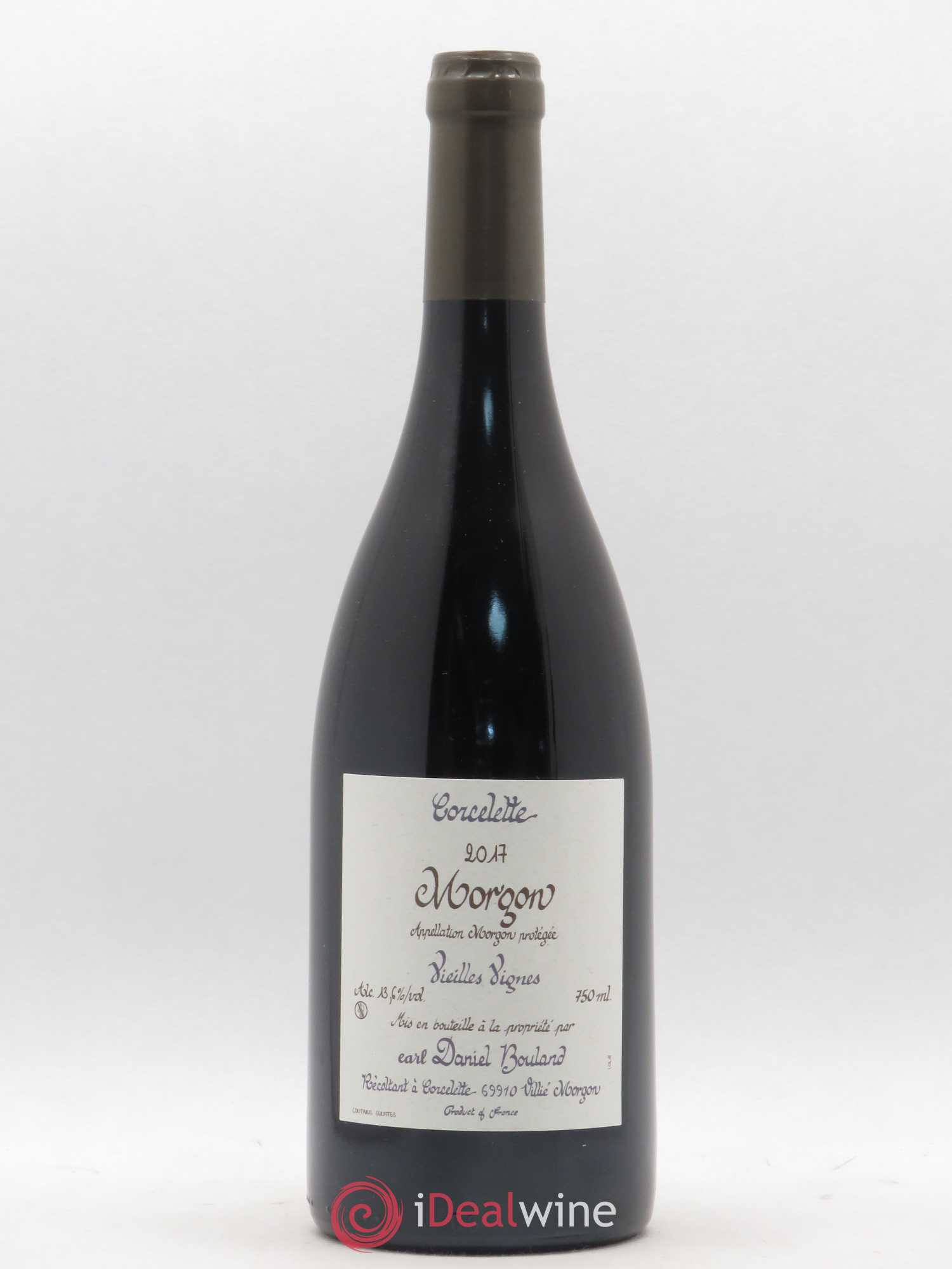 Morgon Corcelette Vieilles Vignes Daniel Bouland (Domaine) 2017 - Lot de 1 bouteille - 0