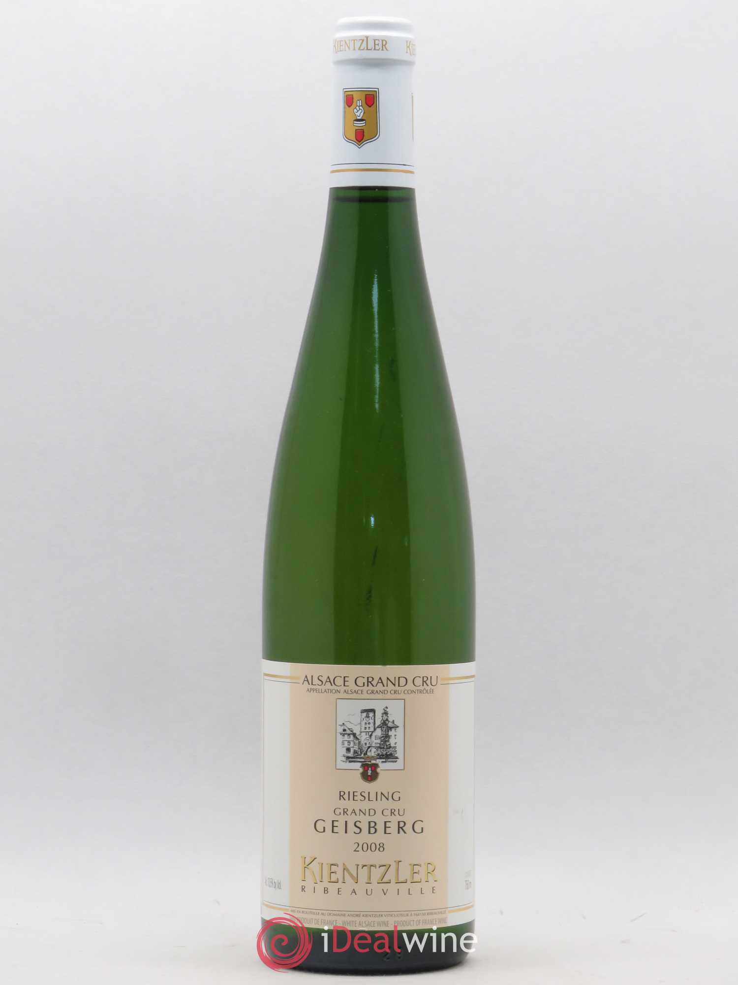 Alsace Riesling Grand Cru Geisberg Kientzler 2008 - Lot de 1 bouteille - 0