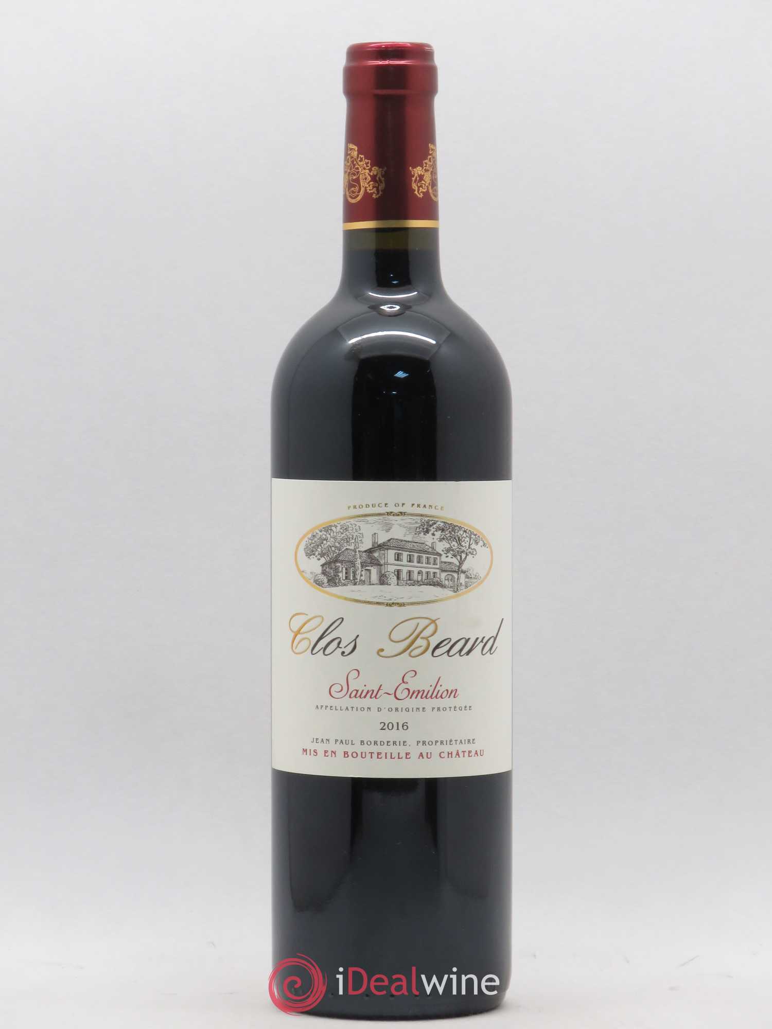 Saint-Émilion Clos Béard (sans prix de réserve) 2016 - Posten von 1 Flasche - 0