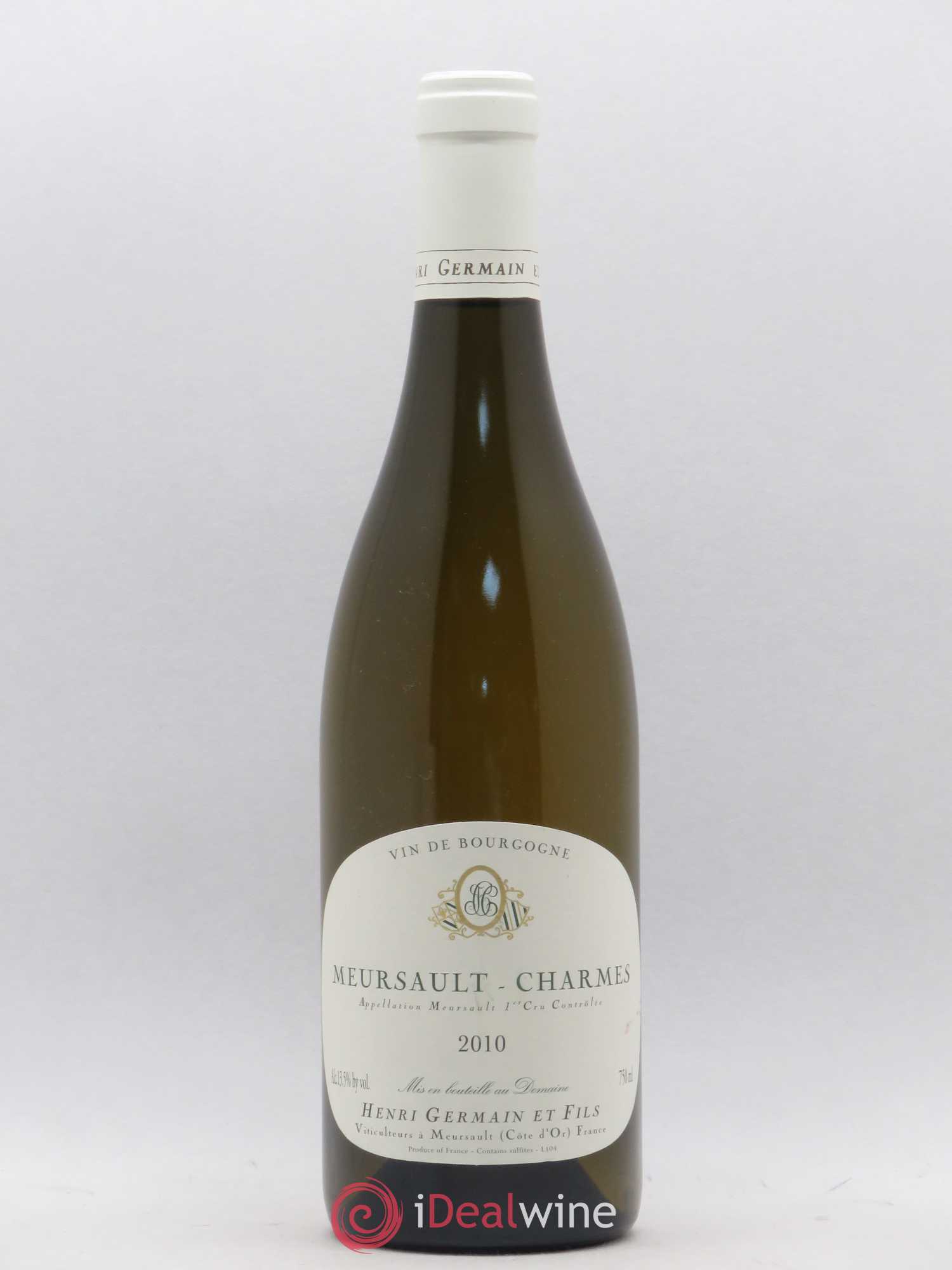 Meursault 1er Cru Charmes Henri Germain 2010 - Posten von 1 Flasche - 0