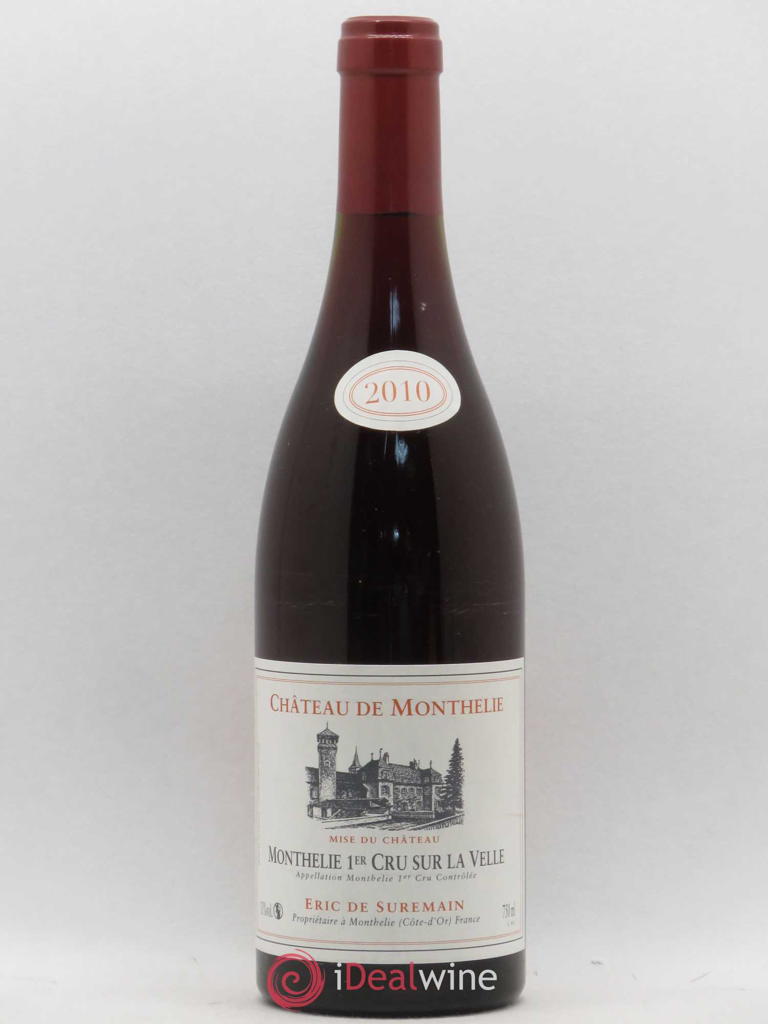 Monthélie 1er Cru Sur La Velle Château de Monthélie Eric de Suremain 2010 - Posten von 1 Flasche - 0
