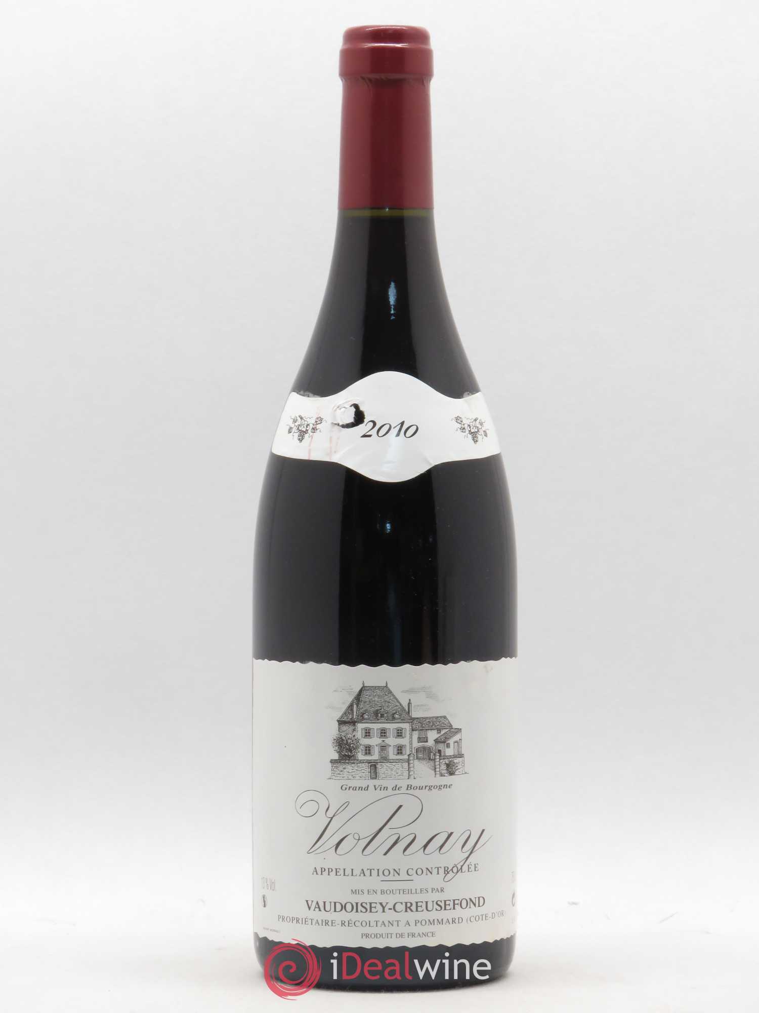 Volnay Domaine Vaudoisey-Creusefond 2010 - Lot de 1 bouteille - 0