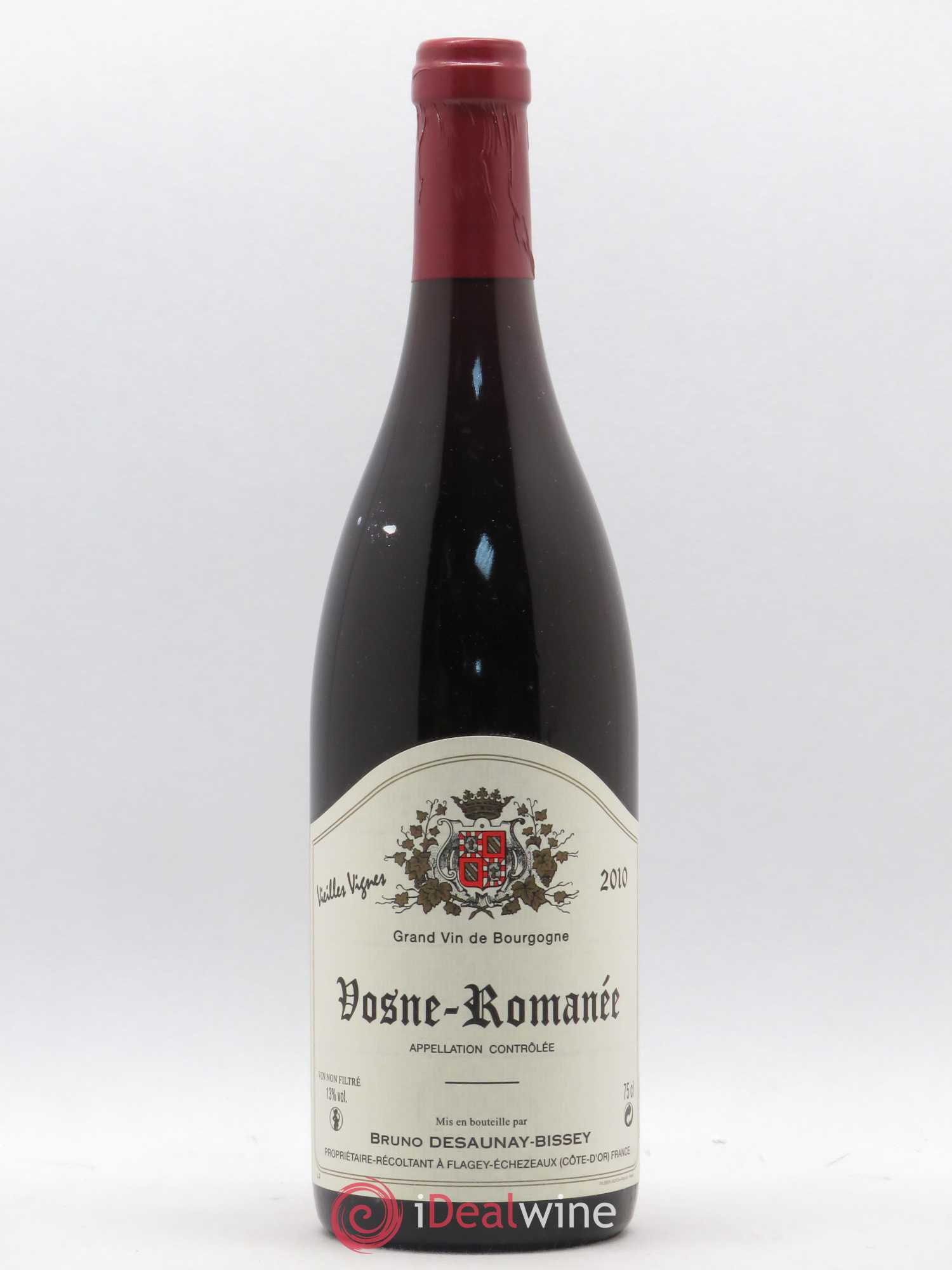 Vosne-Romanée Vieilles vignes Domaine Desaunay Bissey 2010 - Posten von 1 Flasche - 0
