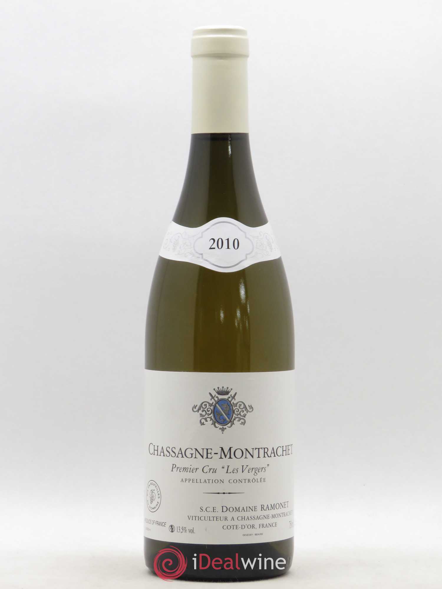 Chassagne-Montrachet 1er Cru Les Vergers Ramonet (Domaine) 2010 - Lot de 1 bouteille - 0