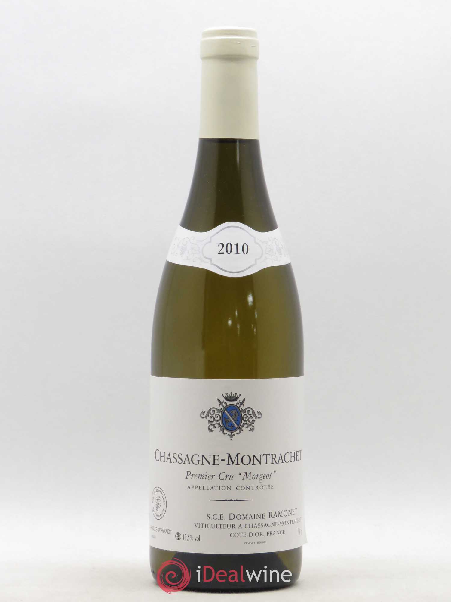 Chassagne-Montrachet 1er Cru Morgeot Ramonet (Domaine) 2010 - Lot de 1 bouteille - 0