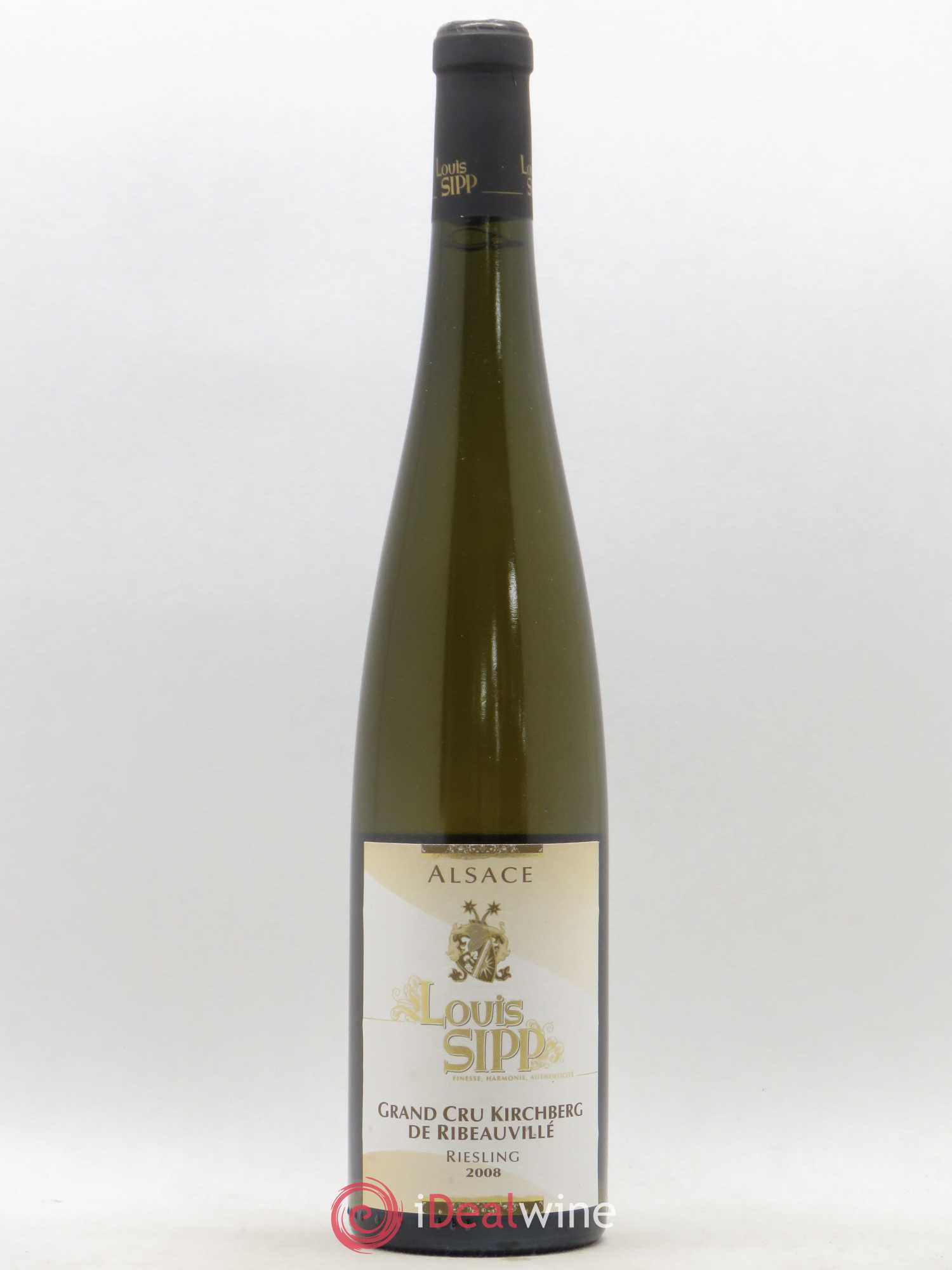 Riesling Grand Cru Kirchberg De Ribeauville Domaine Louis Sipp 2008 - Posten von 1 Flasche - 0